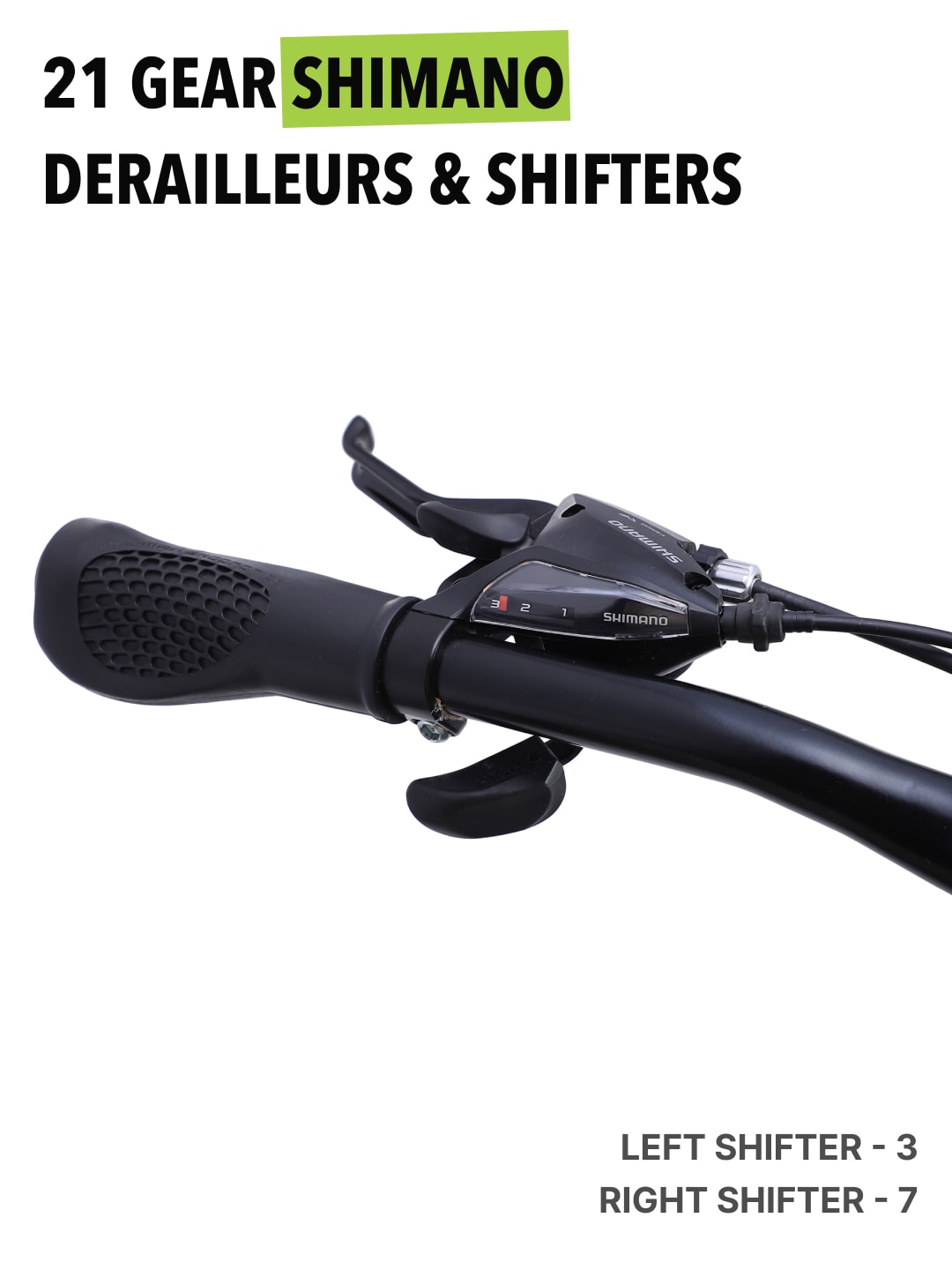 DAUNTLESS21S29TGREYBLACKSteel 21 Speed Shimano Gear 29 inch Mountain Cycle, Dual Disc Brake, Front Suspension and Double Wall Rim