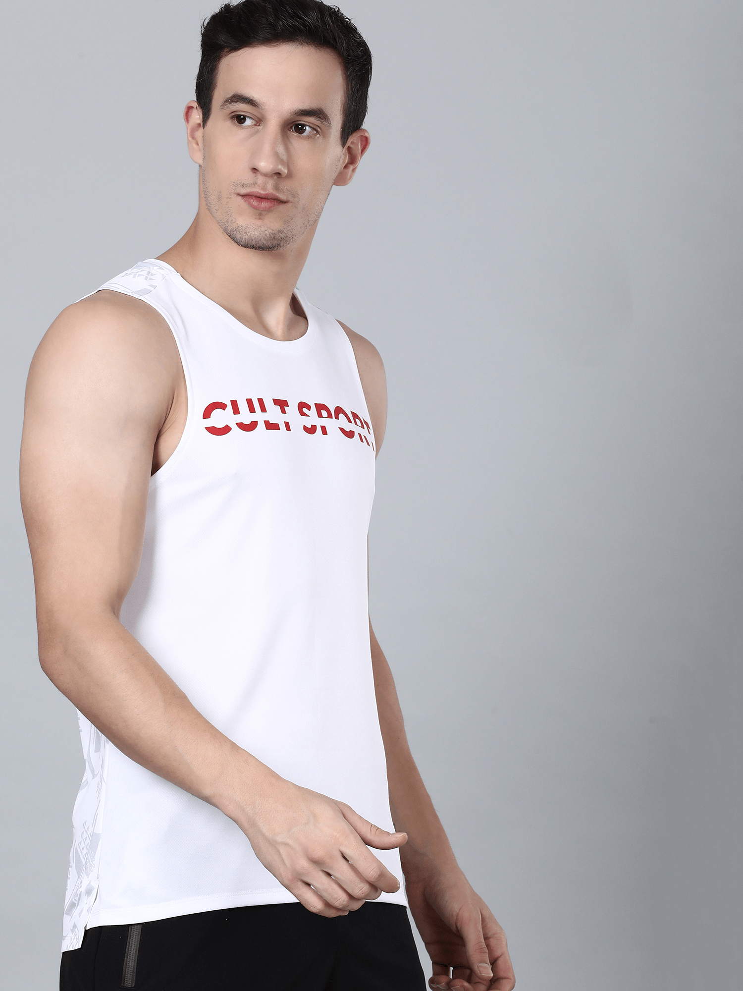 Dugout Hiero White Gym Tank