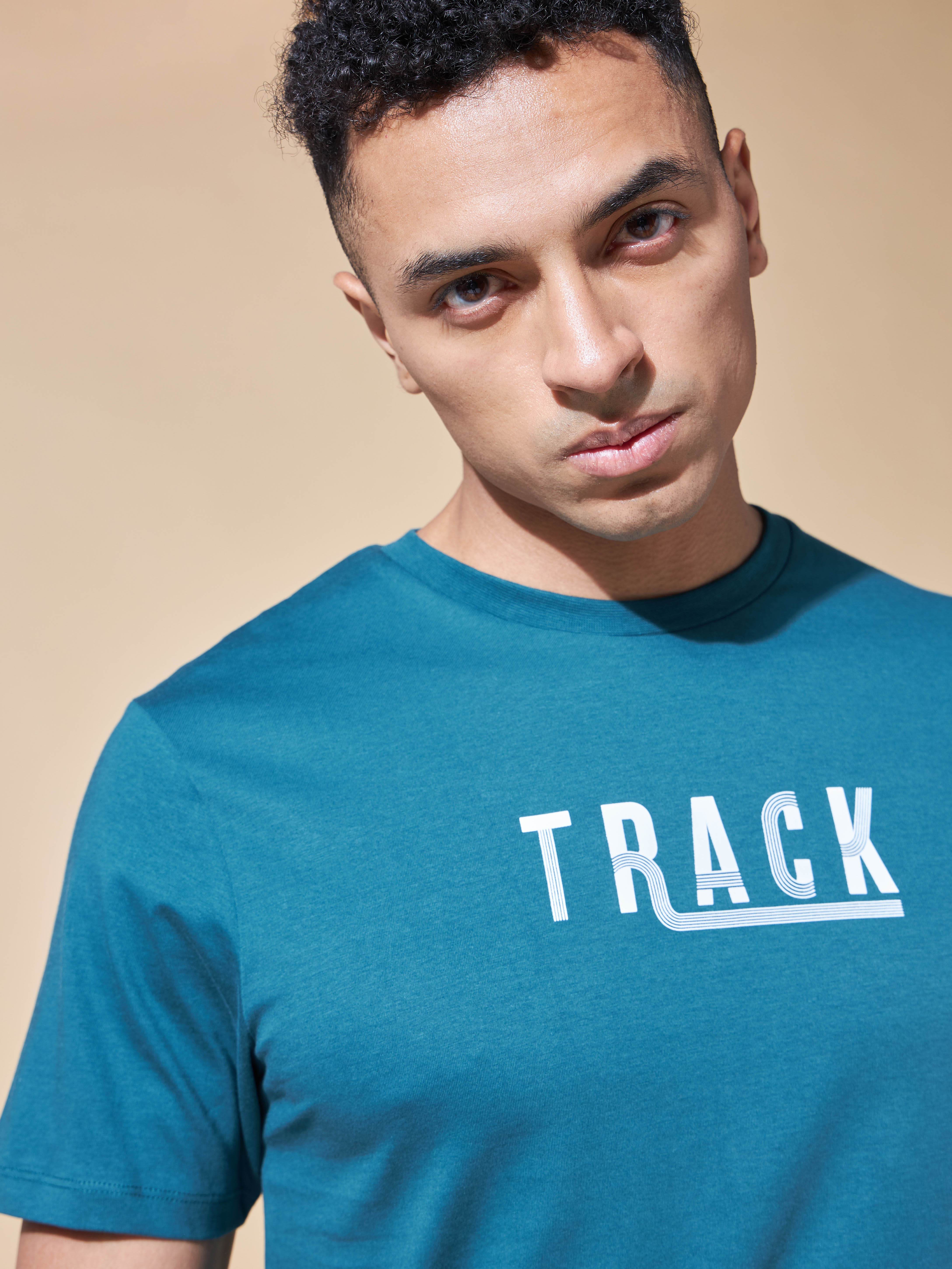 Track And Field Print T-shirt