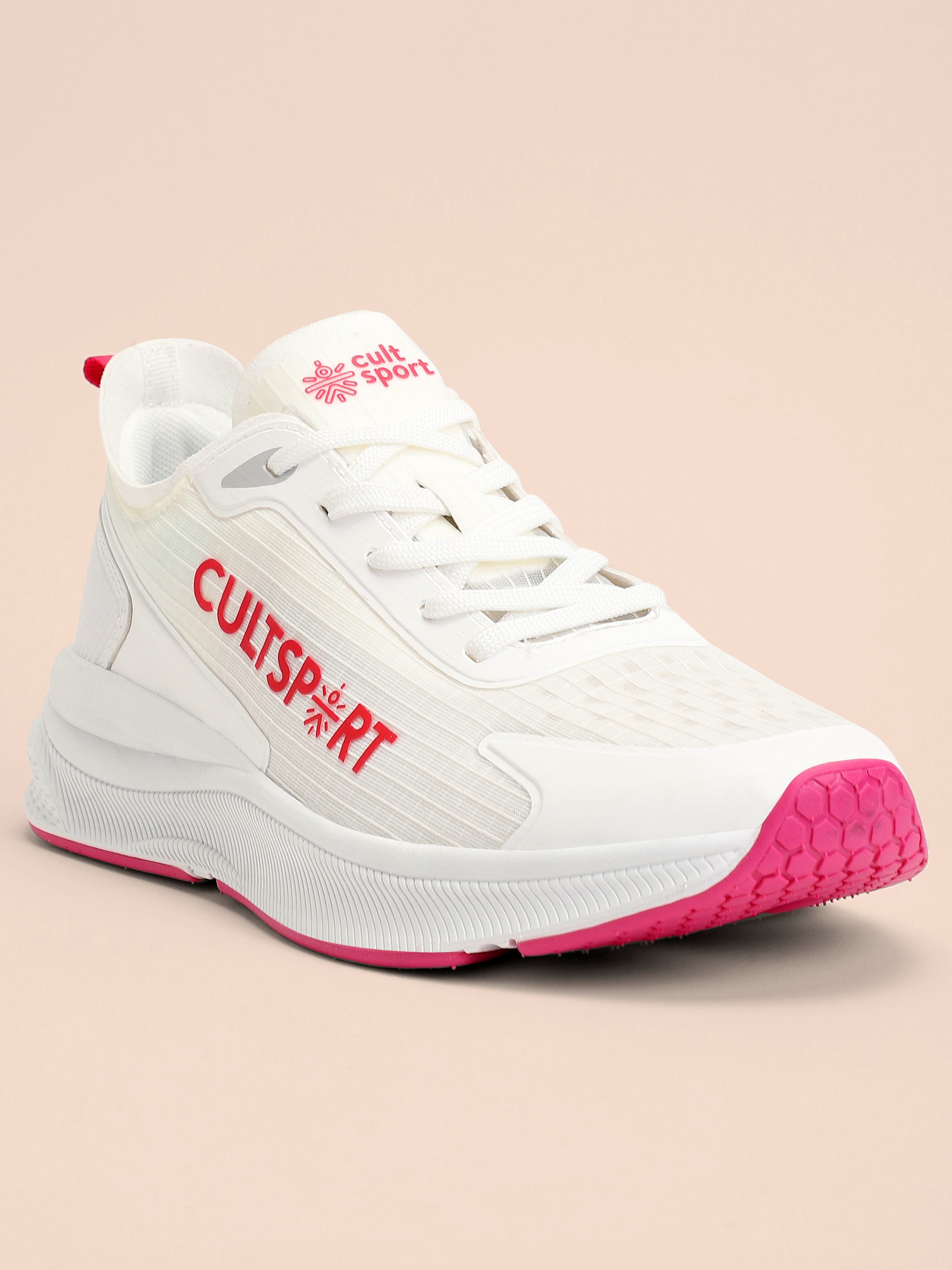 cult Comfort Women Running Shoes - White/Red