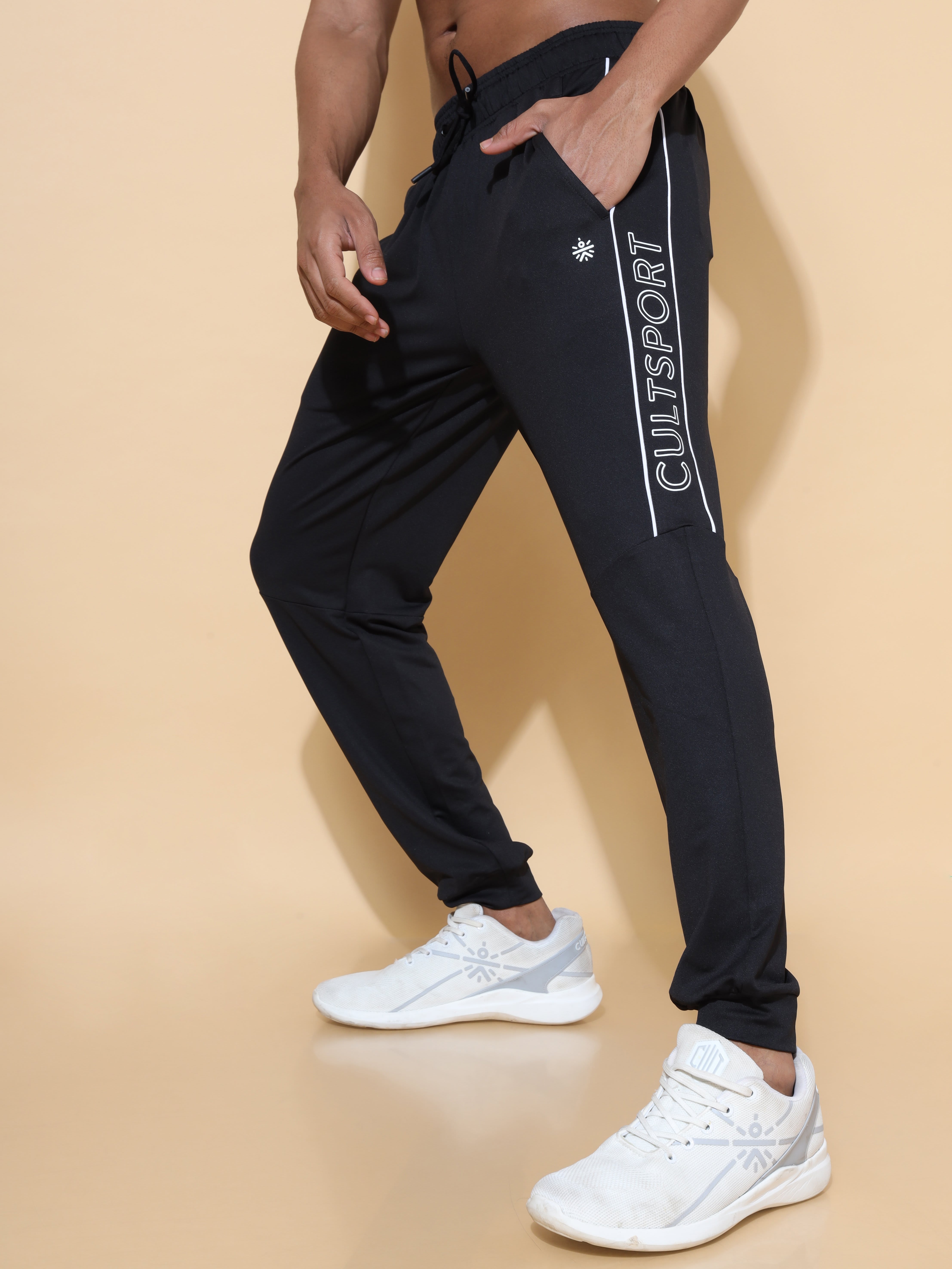Contrast Print Active Joggers