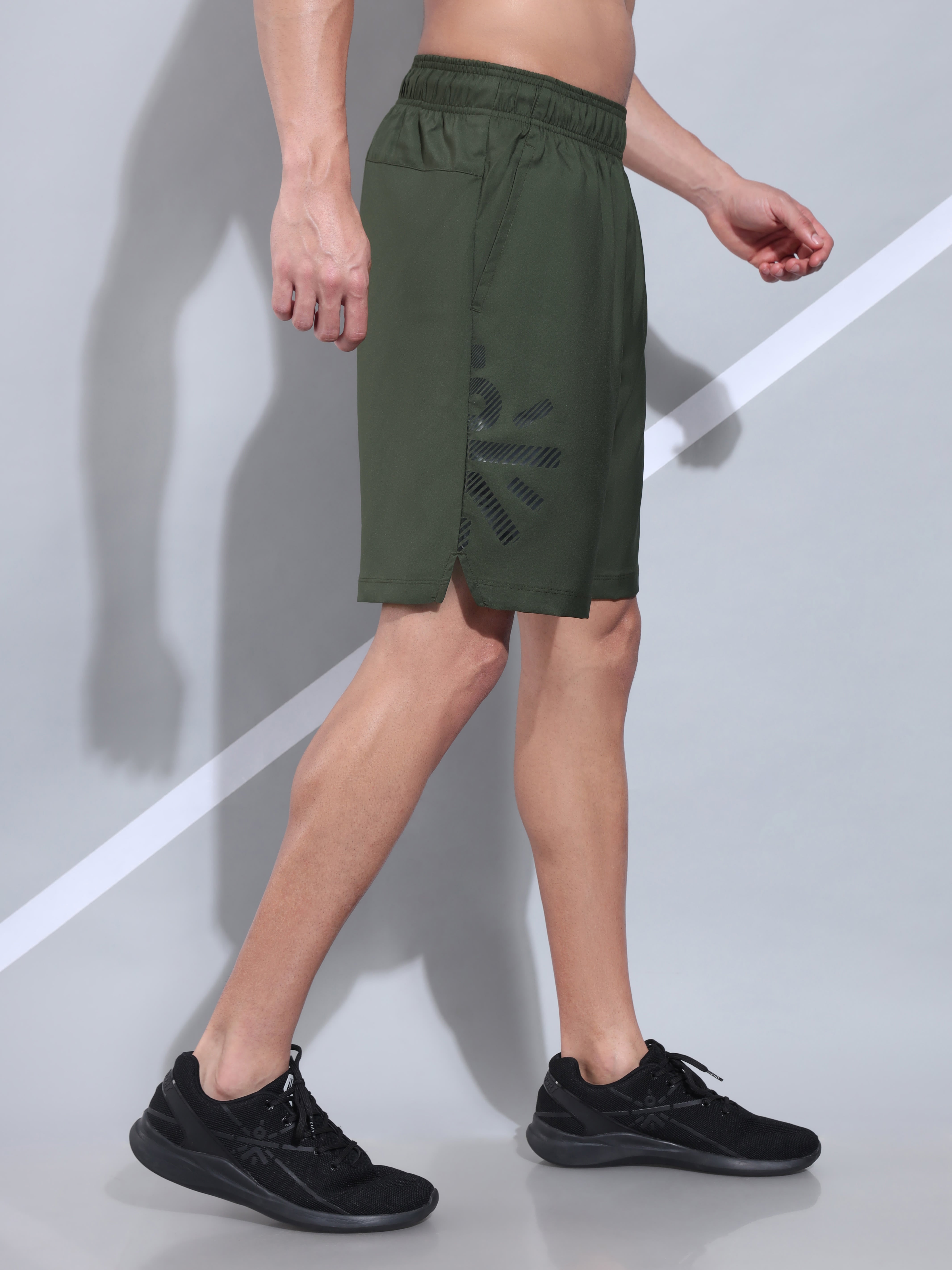 Performance Shorts with Tonal Graphic