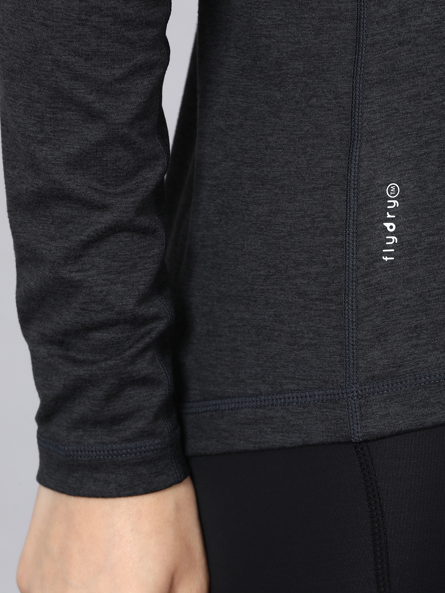 Vital Propel Black Zip Through Sweatshirt