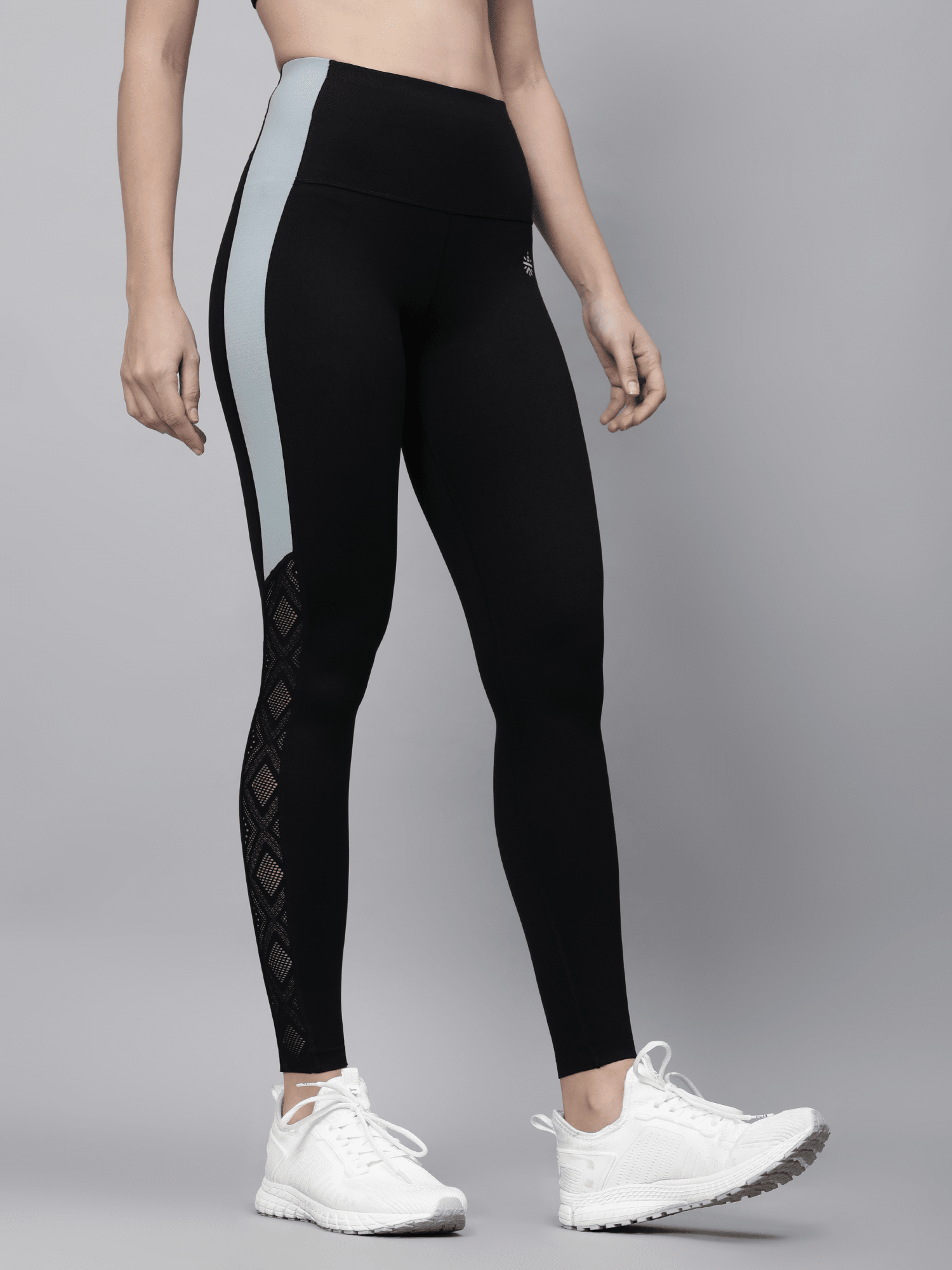 AbsoluteFit Uplift Black+Mint Workout Leggings