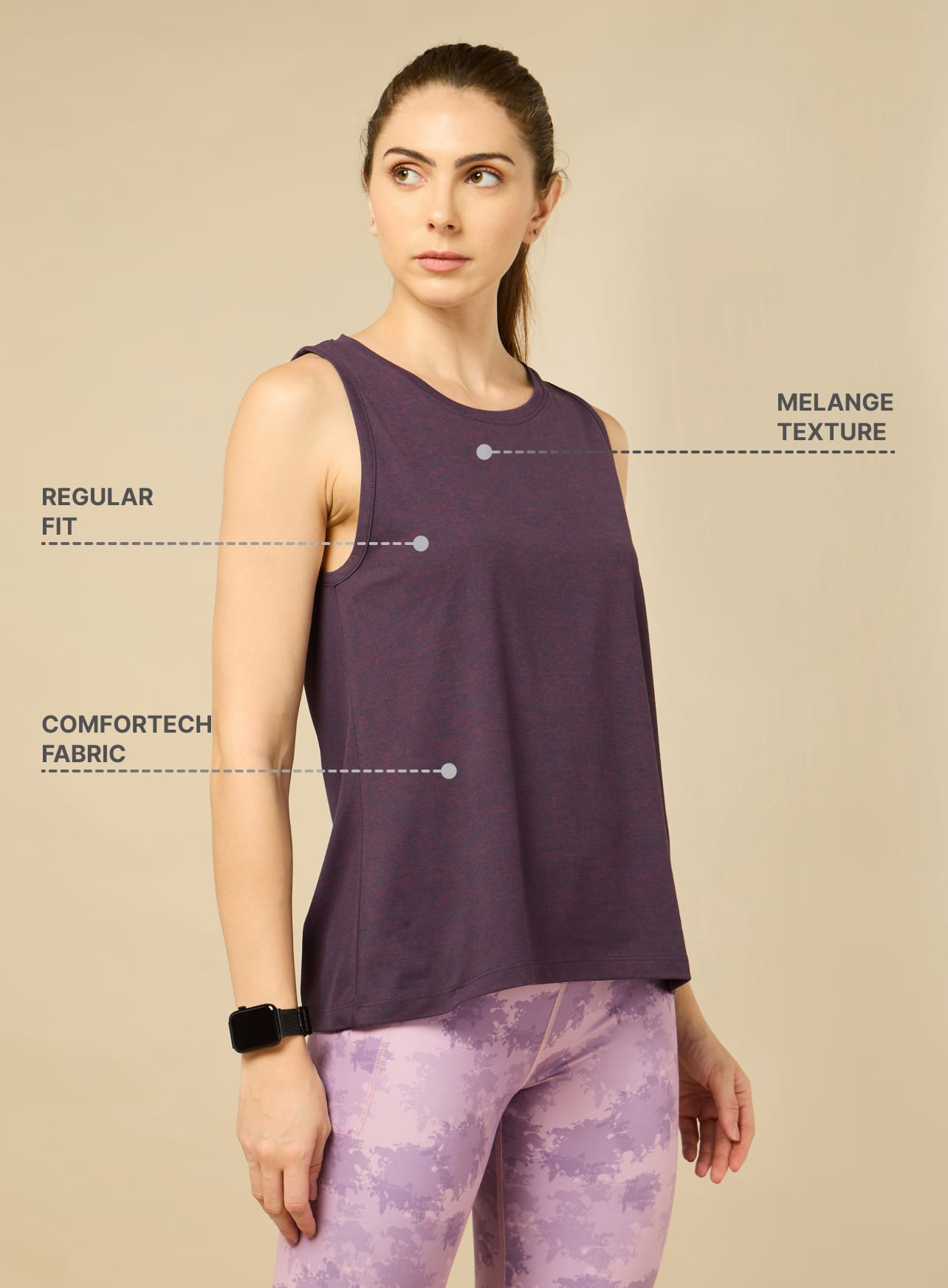 Pack of 2 Training in Tanks - Pink & Purple