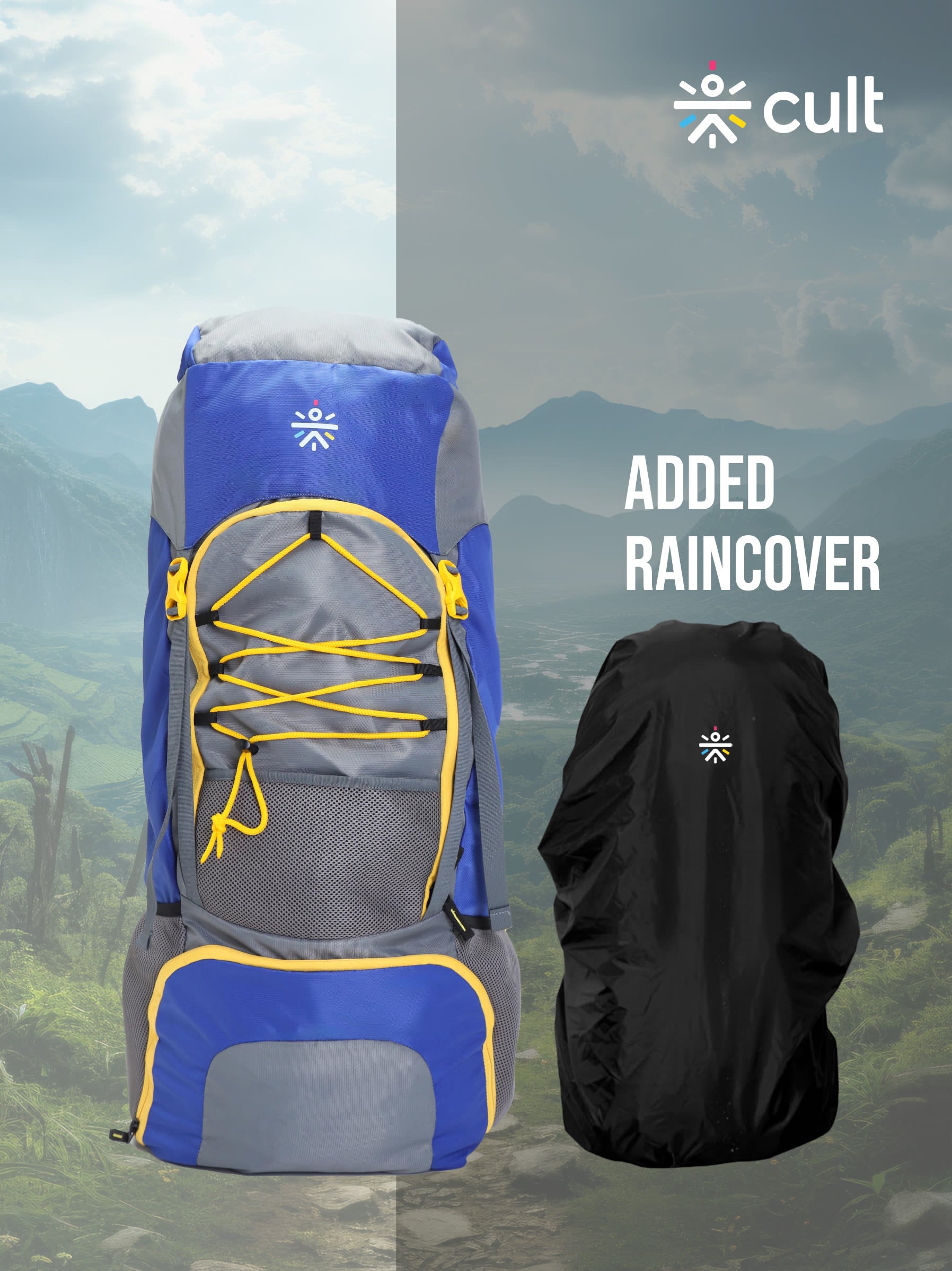 Travel Rucksack 75 L Blue