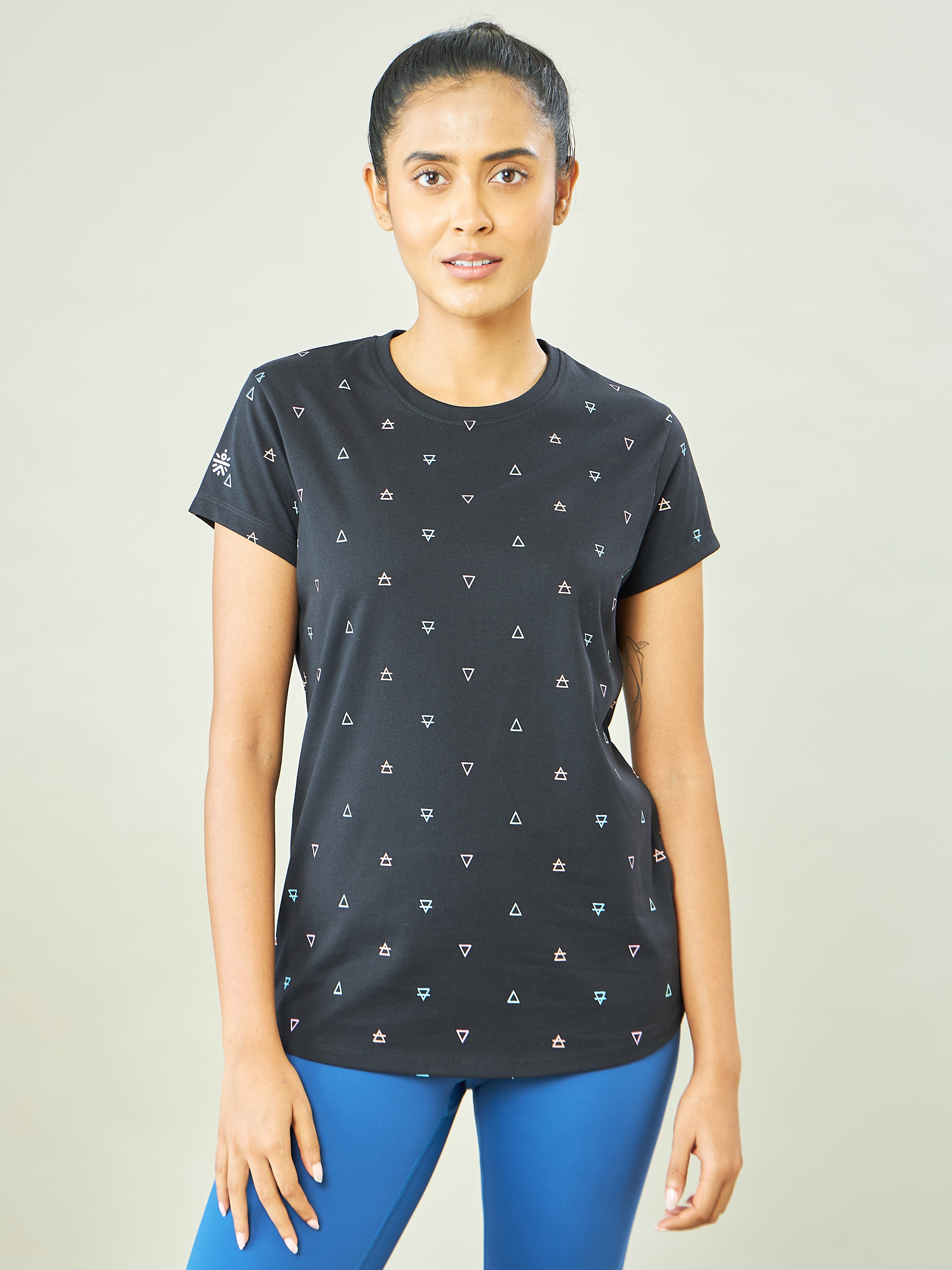 All Over Print Yoga T-shirt