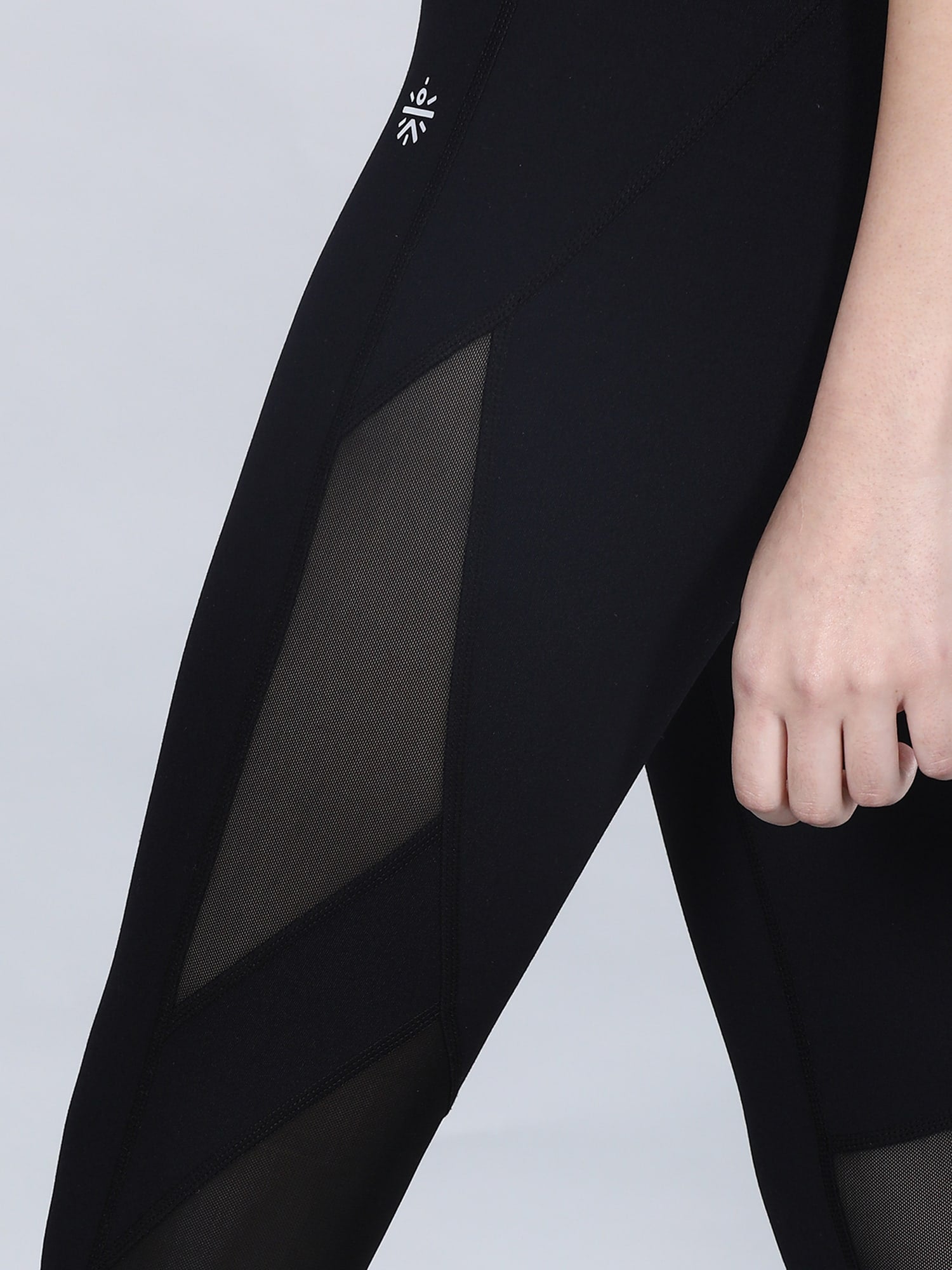 Absolute Fit Perfect Mesh Black Workout Leggings