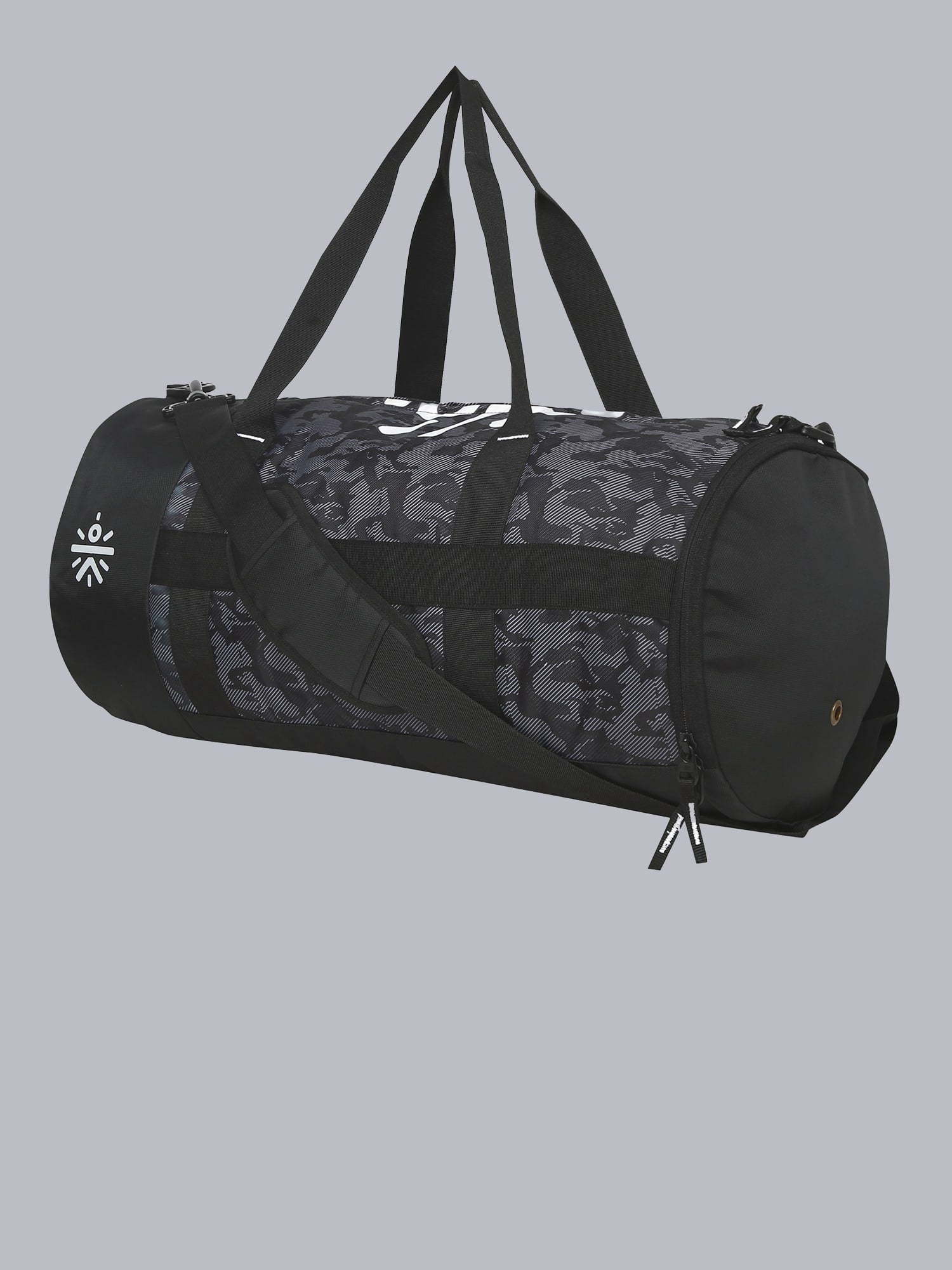 Vital Camo Black Duffel Bag