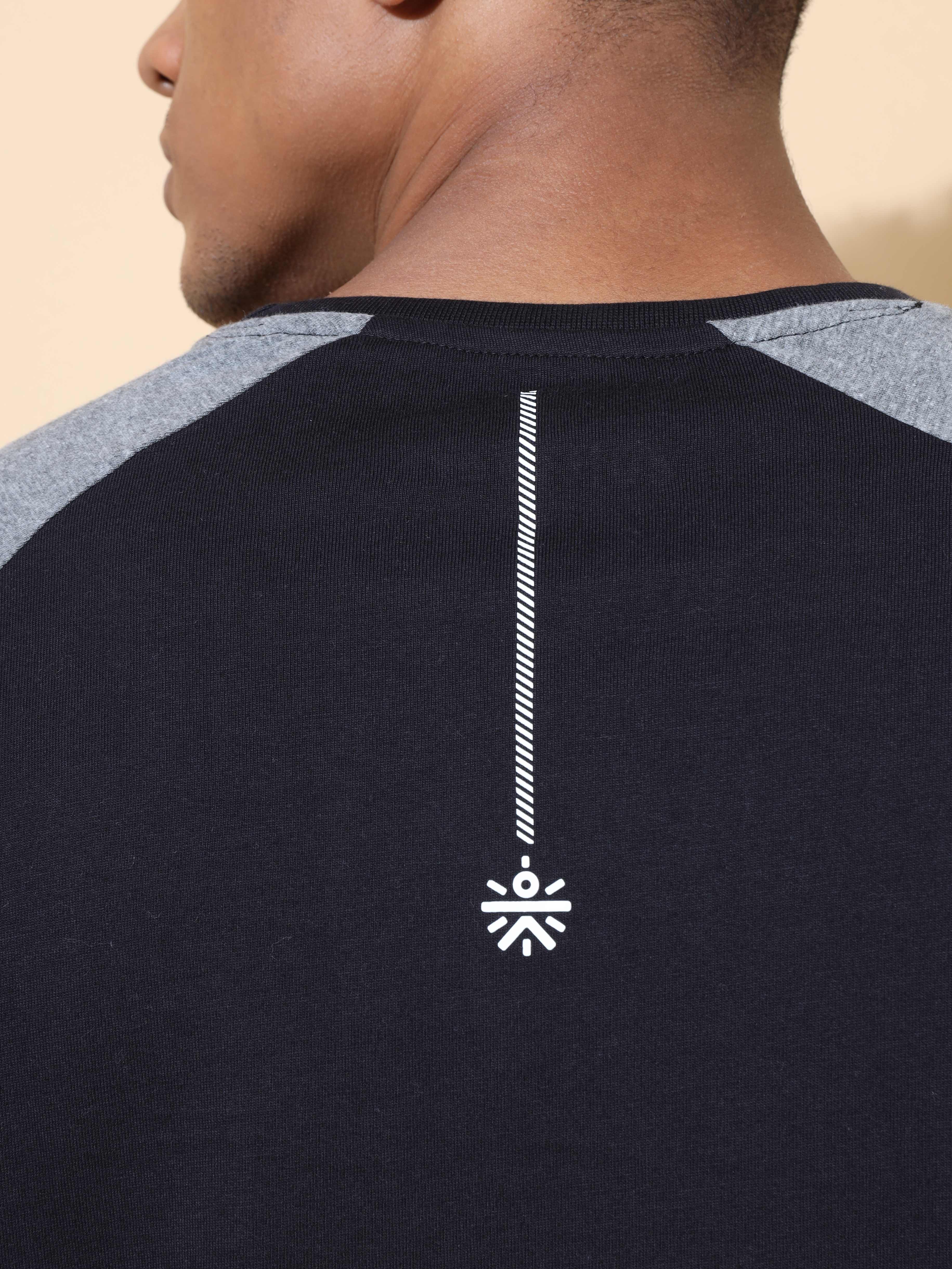 Raglan Sleeve Colourblock T-shirt