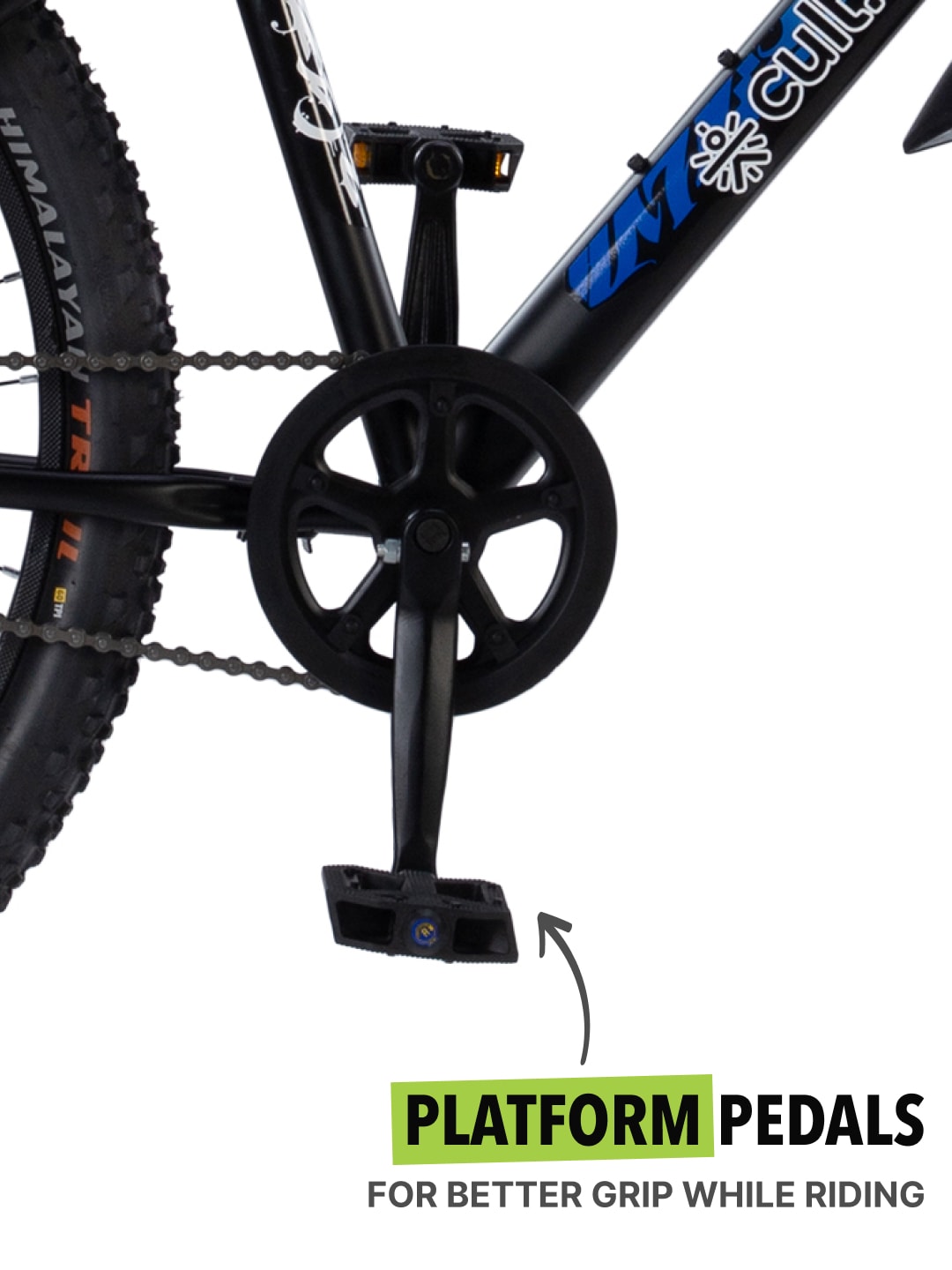 STUDPRO27.5TBLACK Steel Single Speed 27.5 inch Mountain Cycle with Single Wall Rim and Rigid Fork