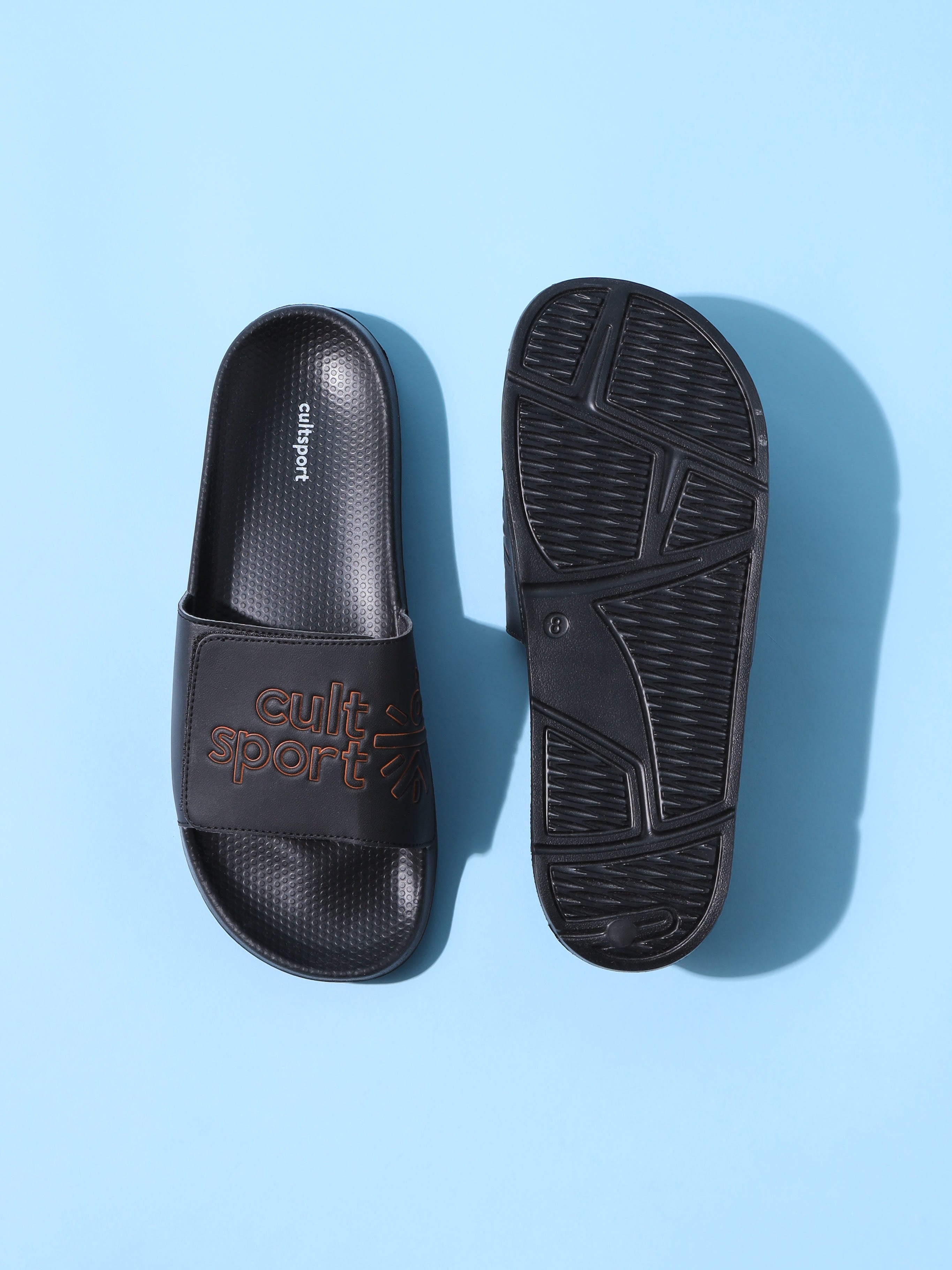 cult Glissade Black Men Slides