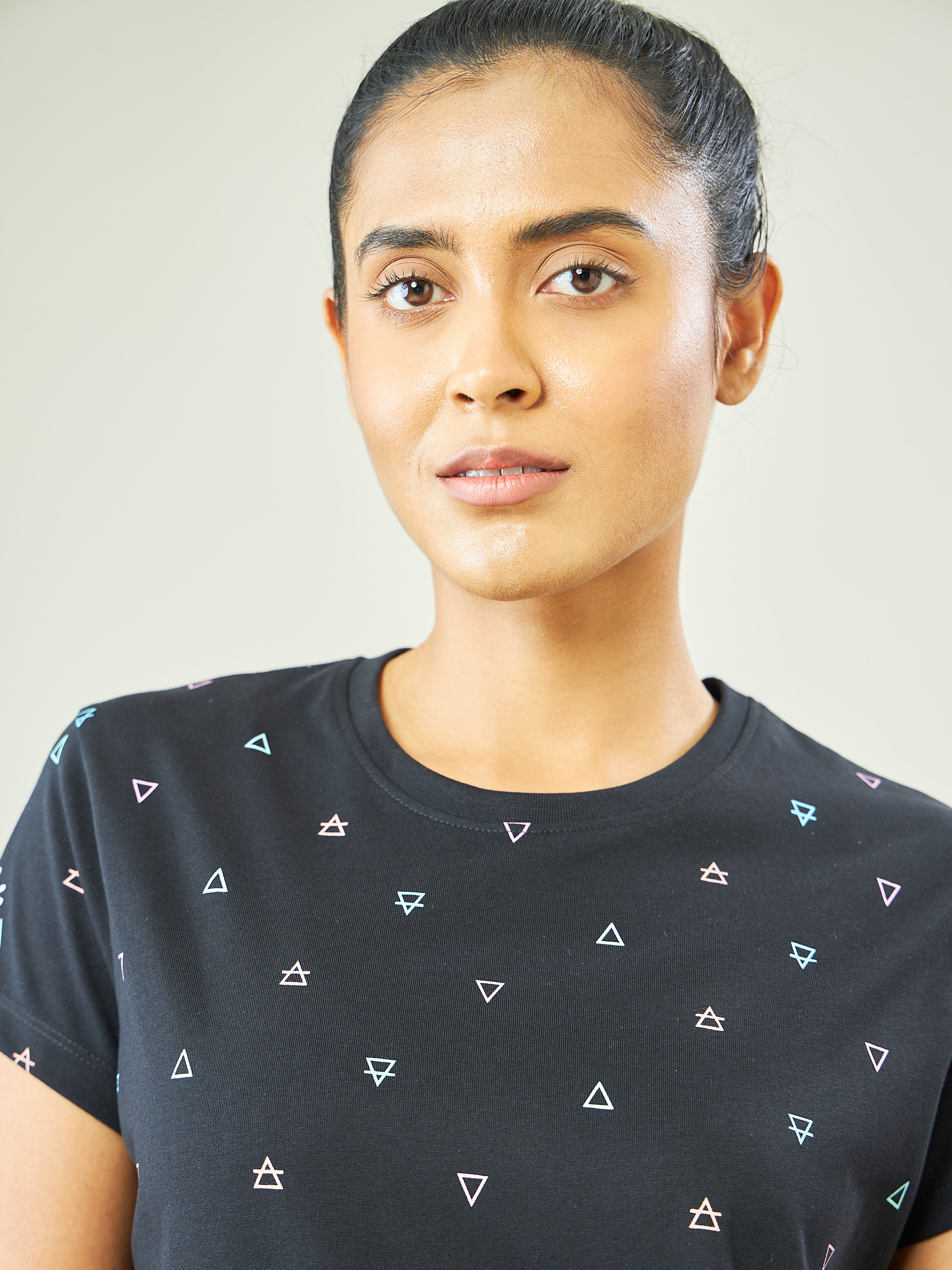 All Over Print Yoga T-shirt