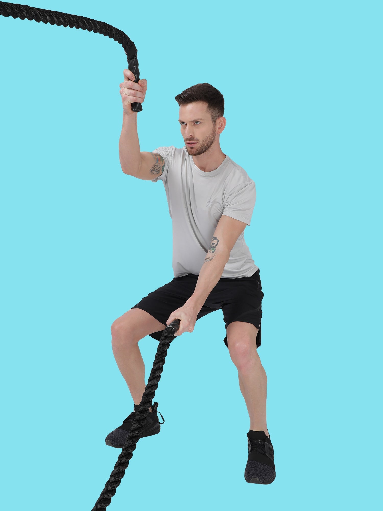 Vital Train Hard Grey Tee