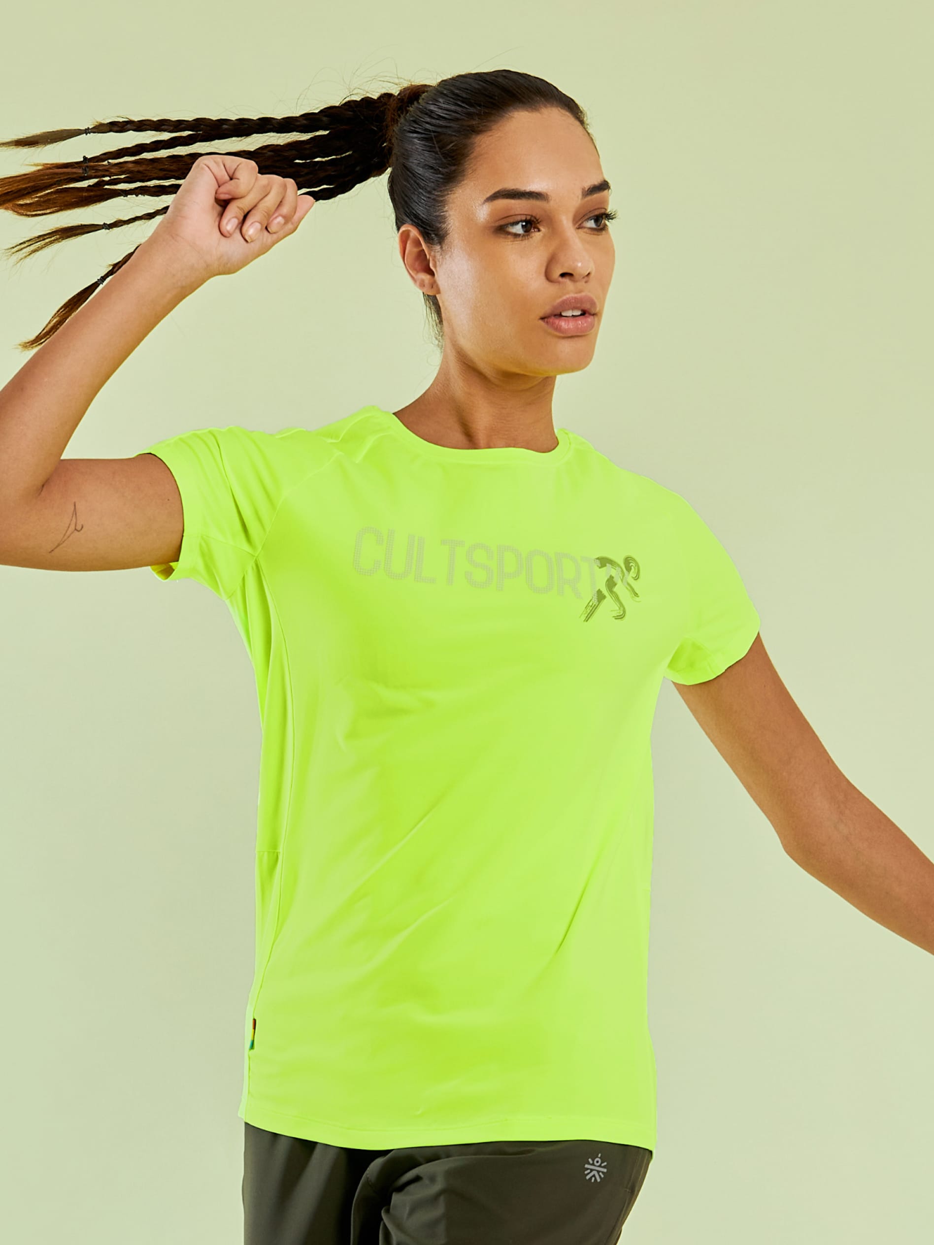 Typographic Print Running T-shirt