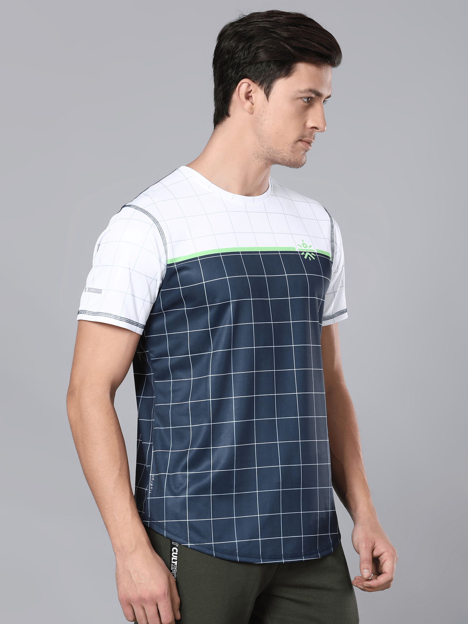 Men's Checkmate Blue & White Street Tee