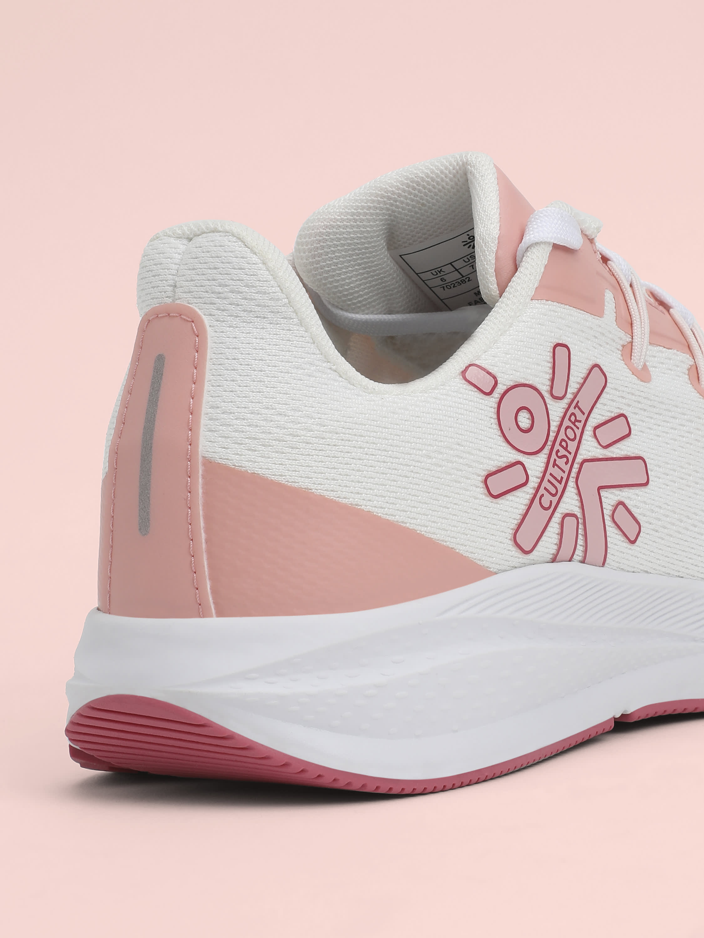 cult Firebird Women Running Shoes - White/Peach