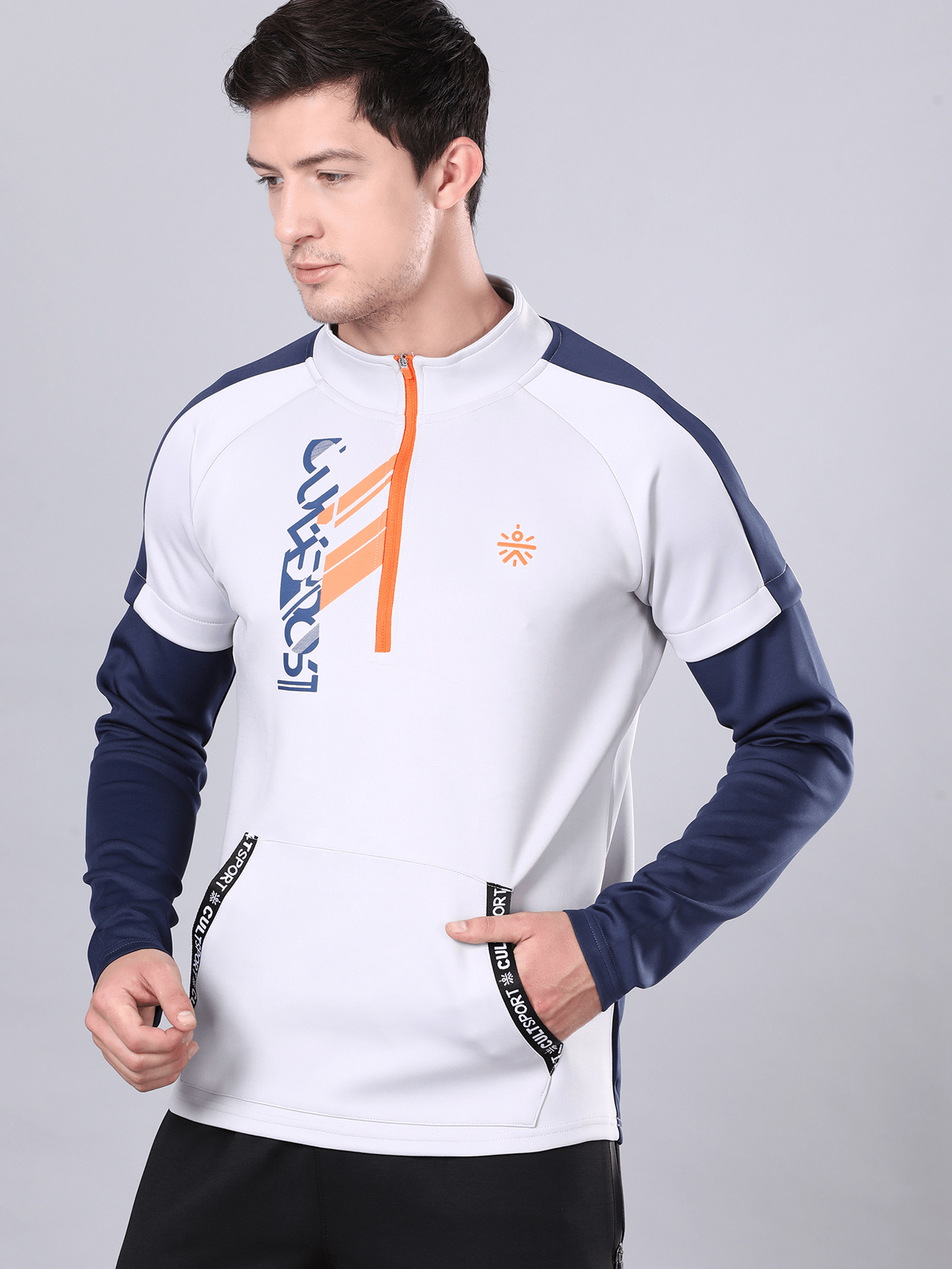 Blaze Navy and white Sweatshirt