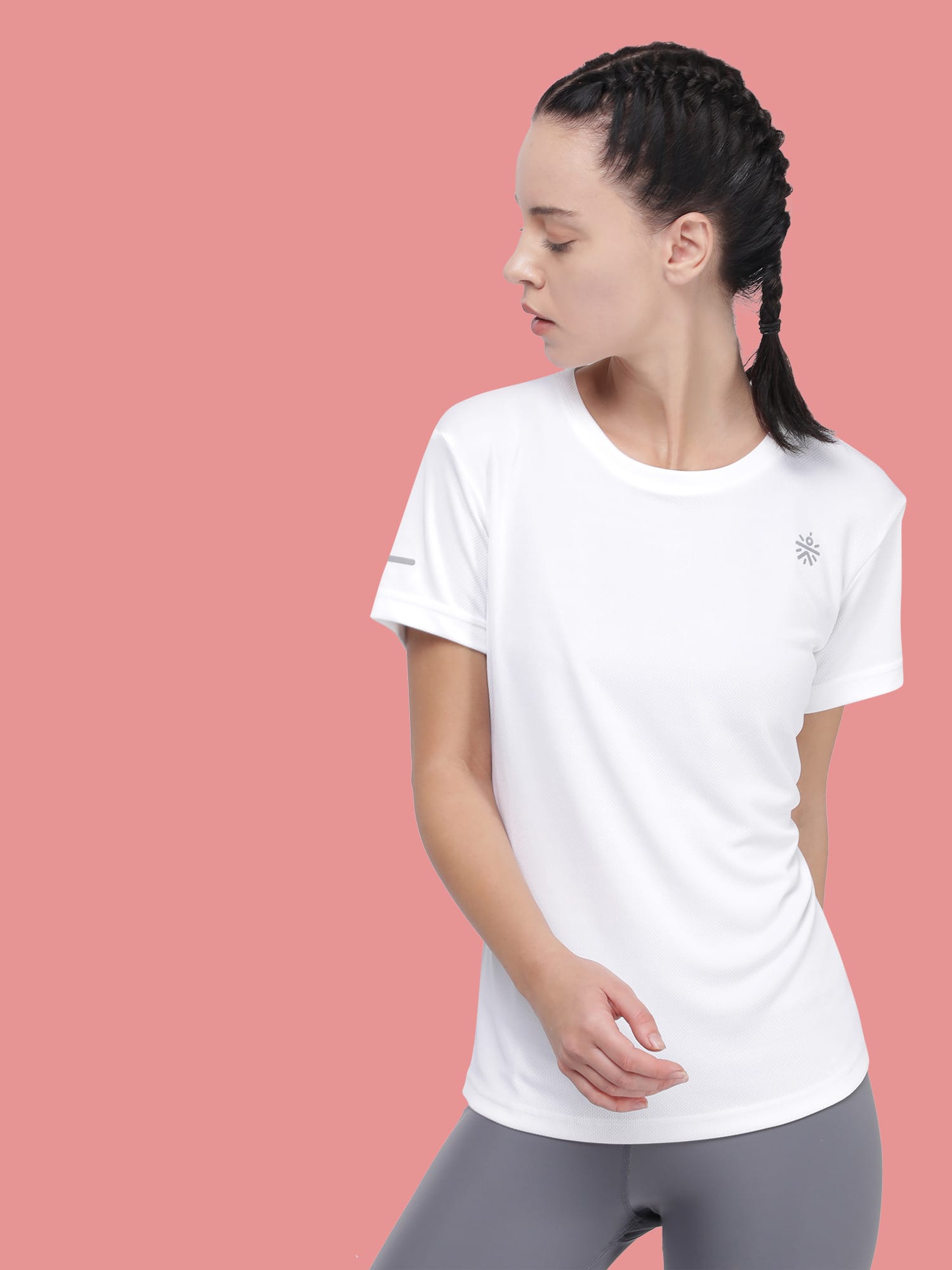 Vital Air White Running Relaxed Tee