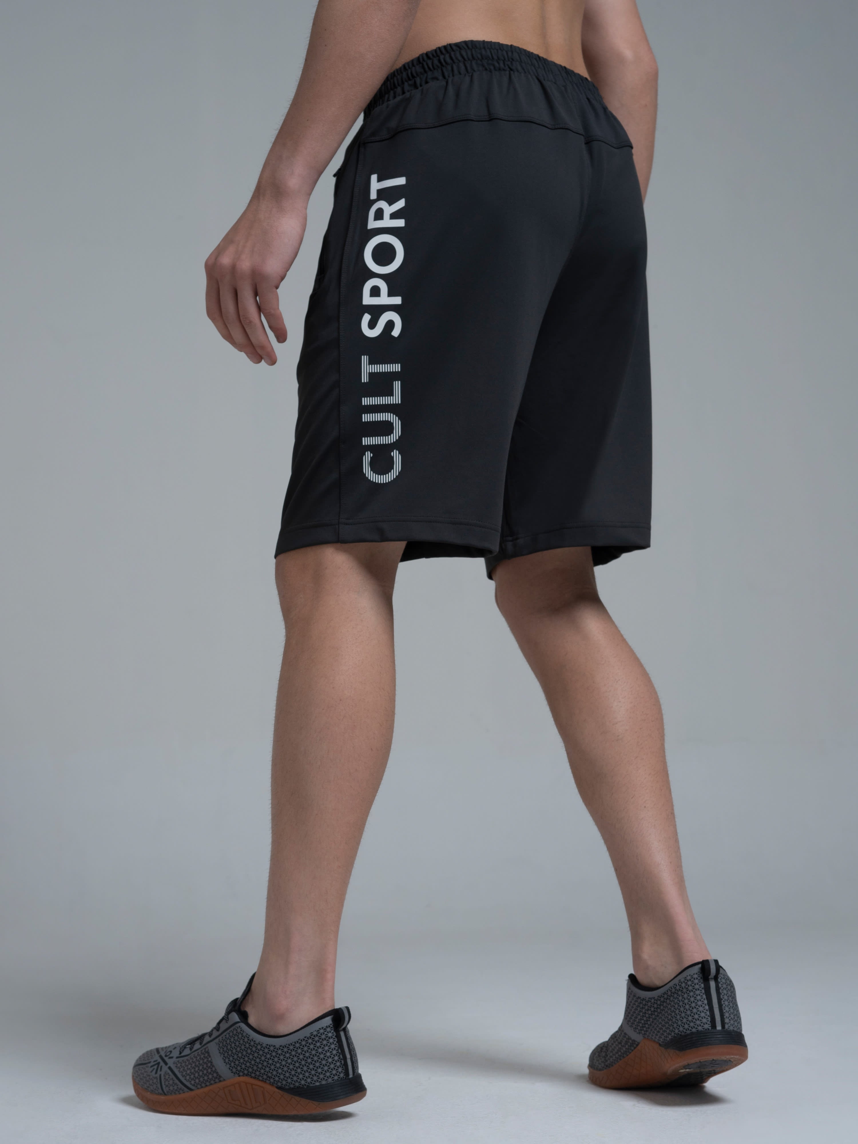 Blakout Signature Grey Running Shorts