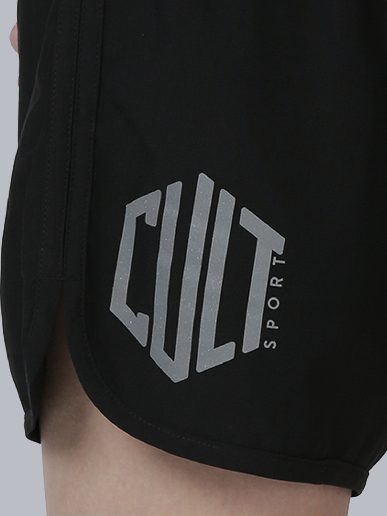 Women's Blakout Finish Black Running Shorts