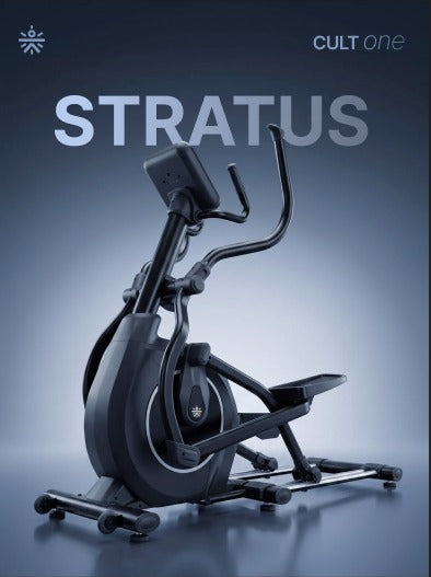 Cult Stratus Heavy-Duty Front-Drive Elliptical Cross Trainer – 11 kg Flywheel, 150 kg Weight Capacity, Smooth 16 Level Magnetic Resistance, Black (6-Month Extended Warranty Included)