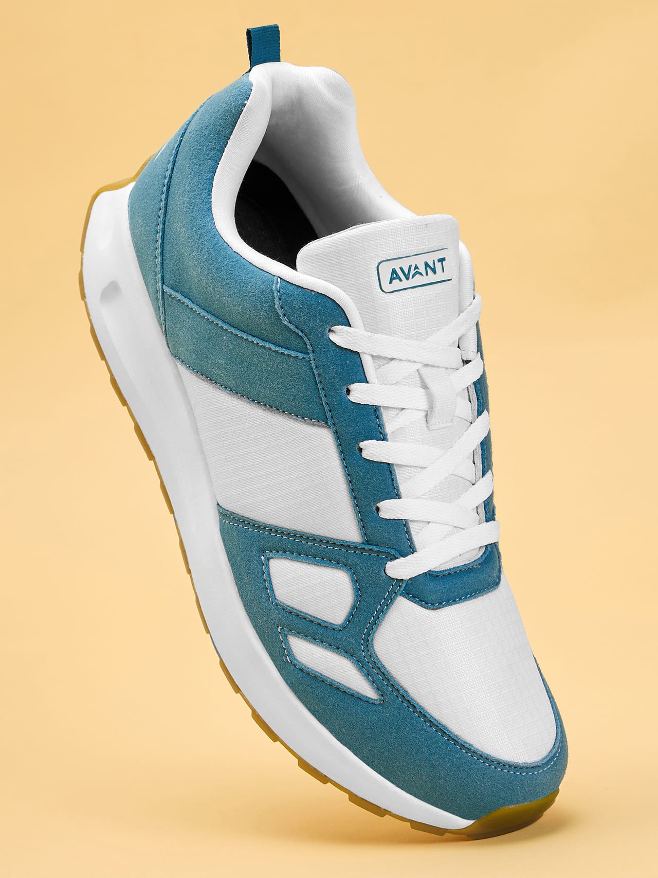 Avant Men's Waffle Pro Sneaker Shoes-Sea Green / White