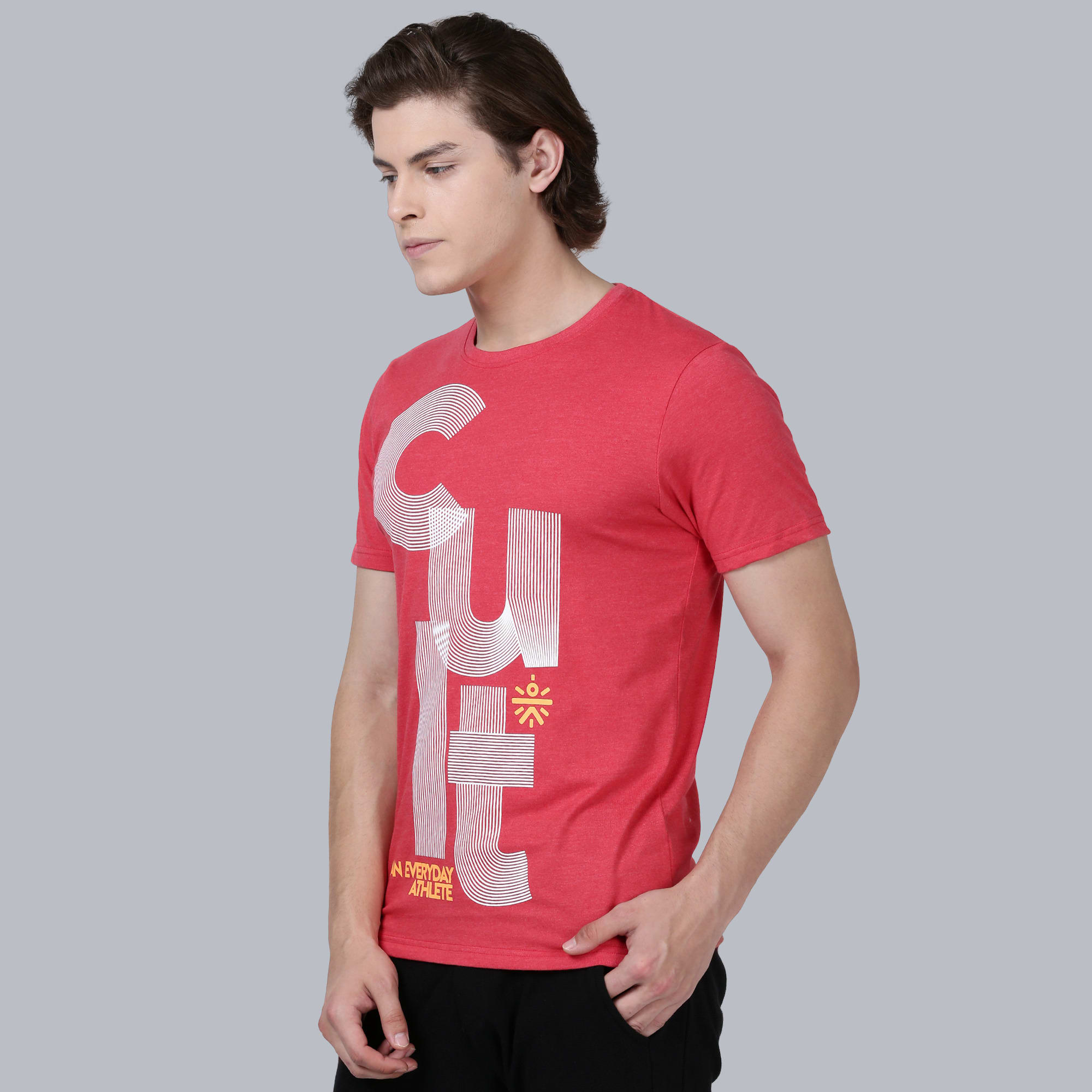 Signature Cult Red Casual Tee