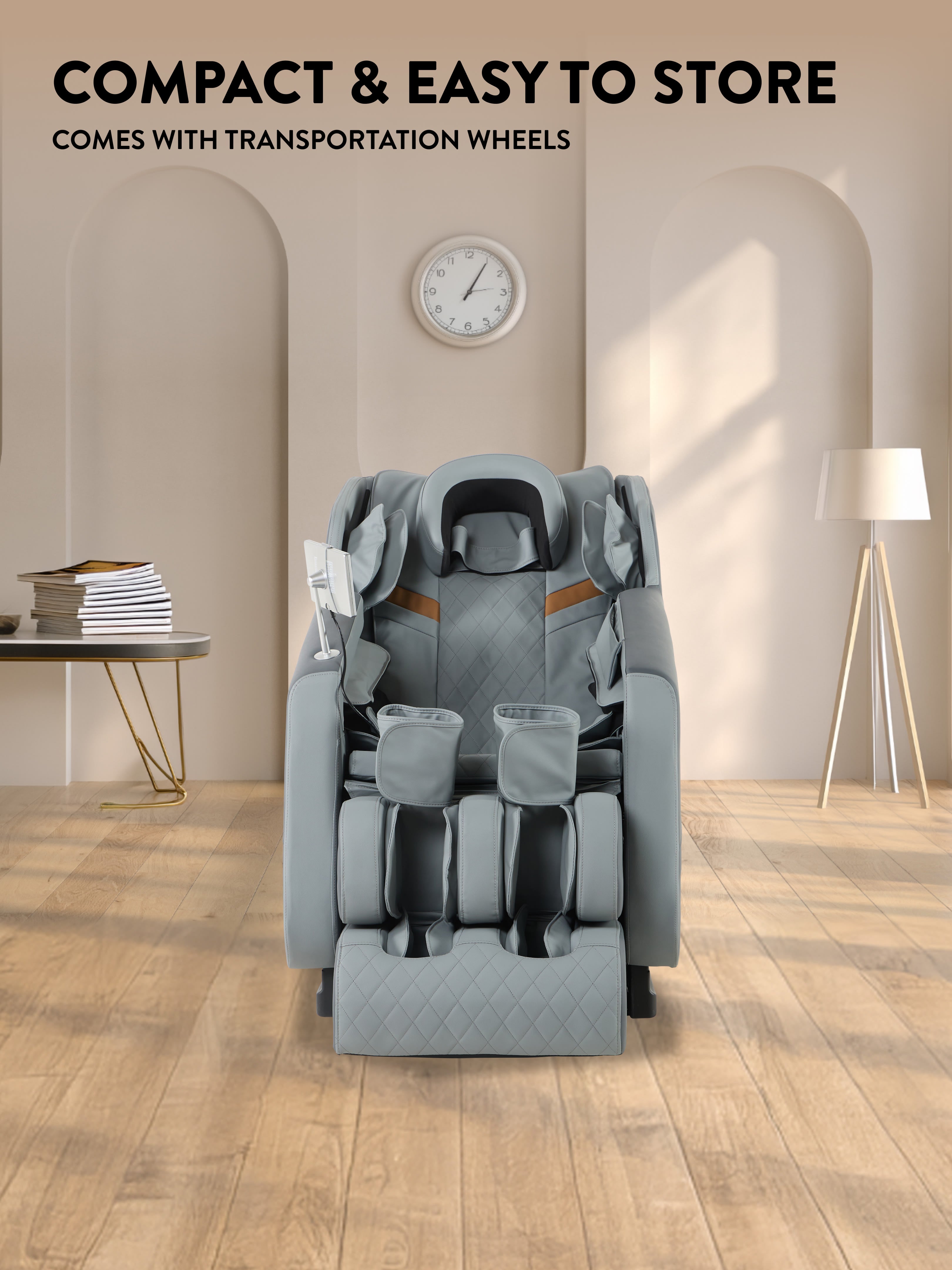 Cult Harmony Massage Chair with Fixed Point Massage Technique and Bluetooth AI Voice Function for Full Body Massage At Home