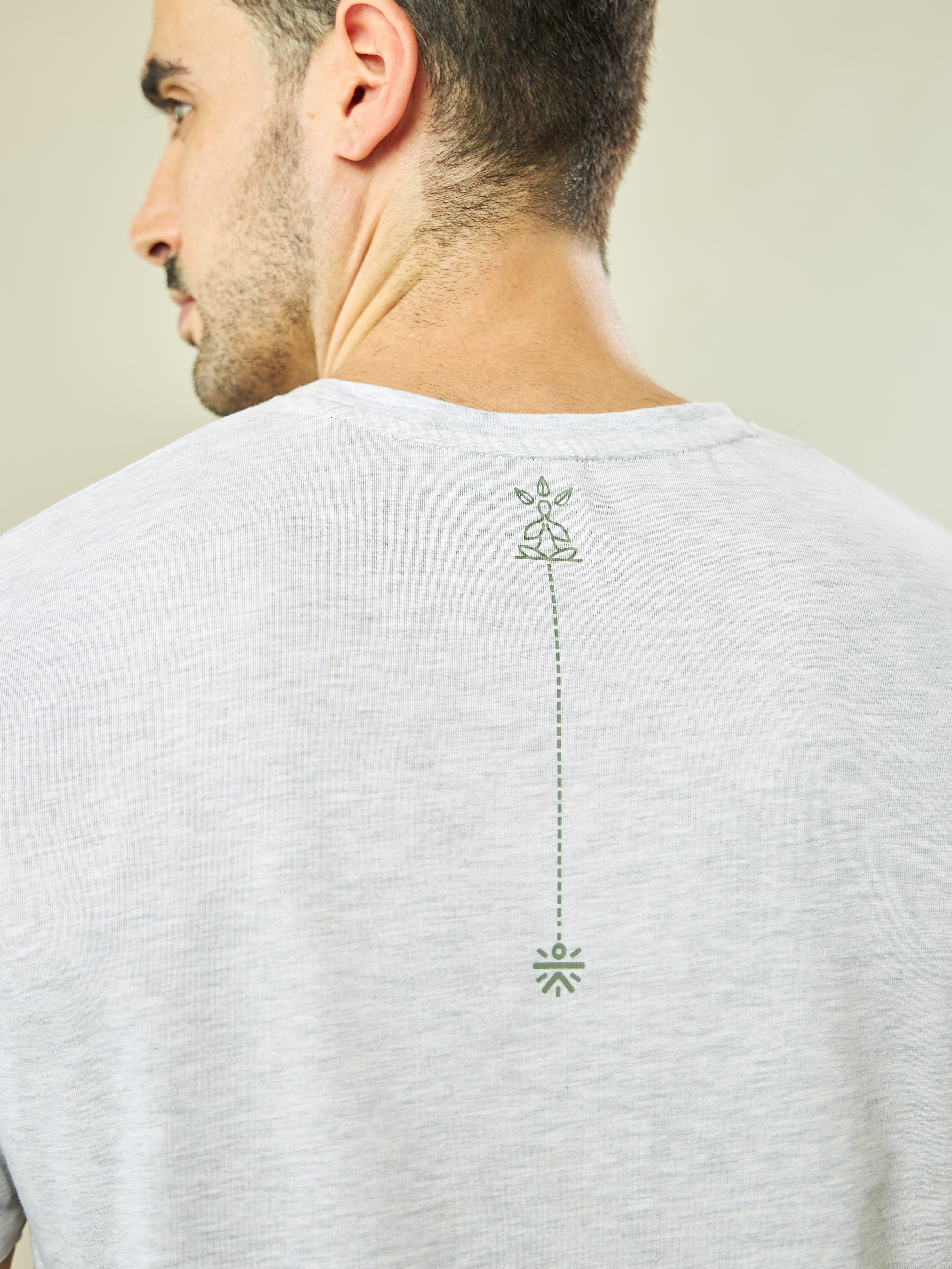 Graphic Print Yoga T-shirt