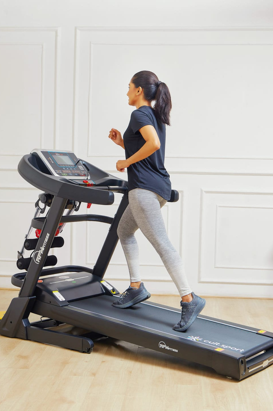 RPM757MI 5.5HP DC Treadmill | 15-level Auto-Incline & Massager | Max Weight-130kg | Max Speed-18kmph (with 6 months extended warranty)