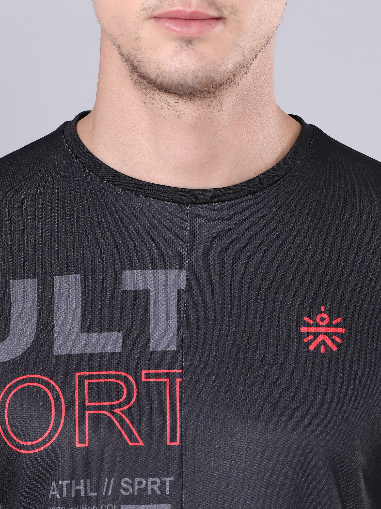 Dugout Houndstooth Black Workout Tee