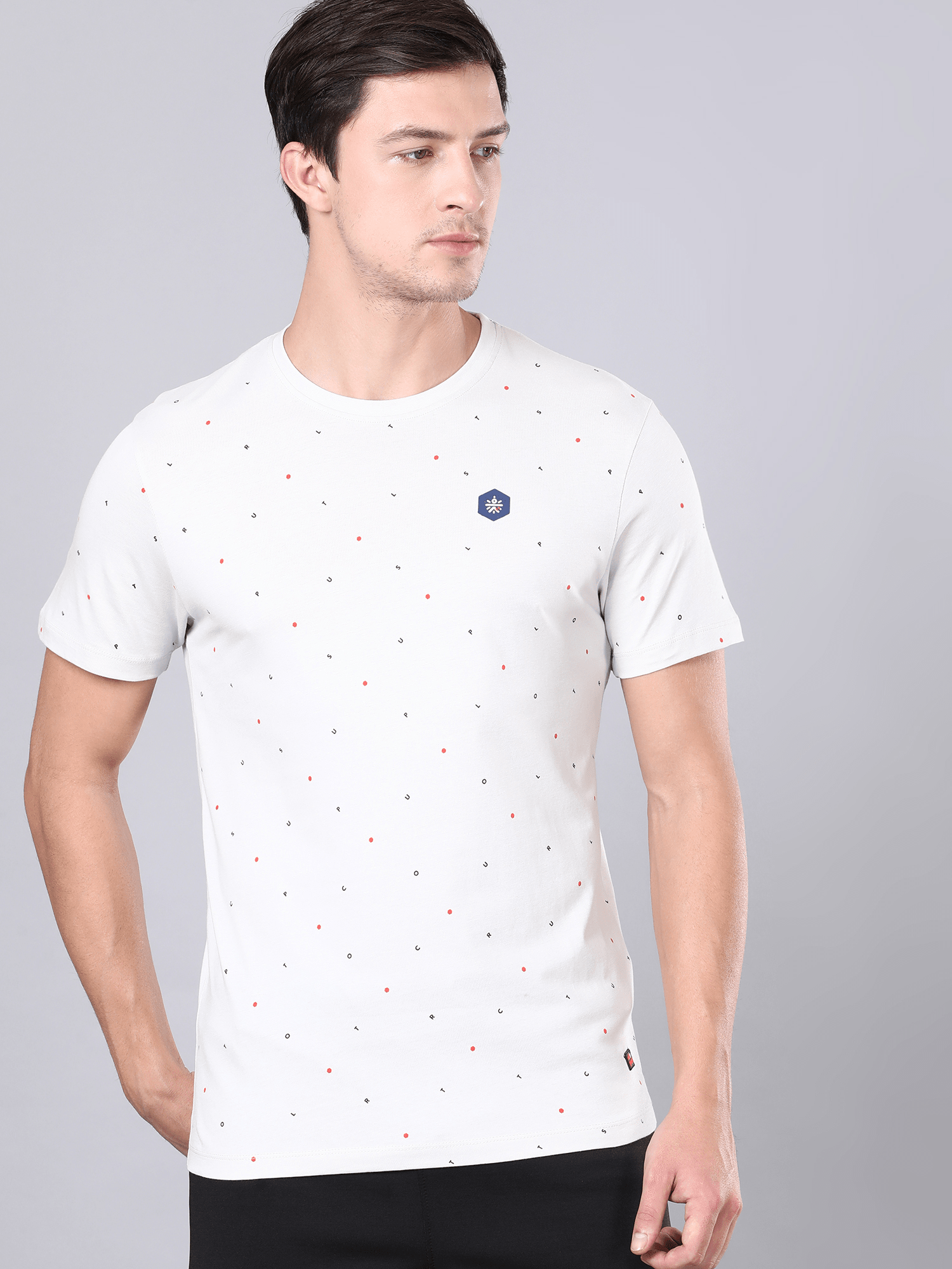 Everydays alpha Glacier Grey Cotton Tee