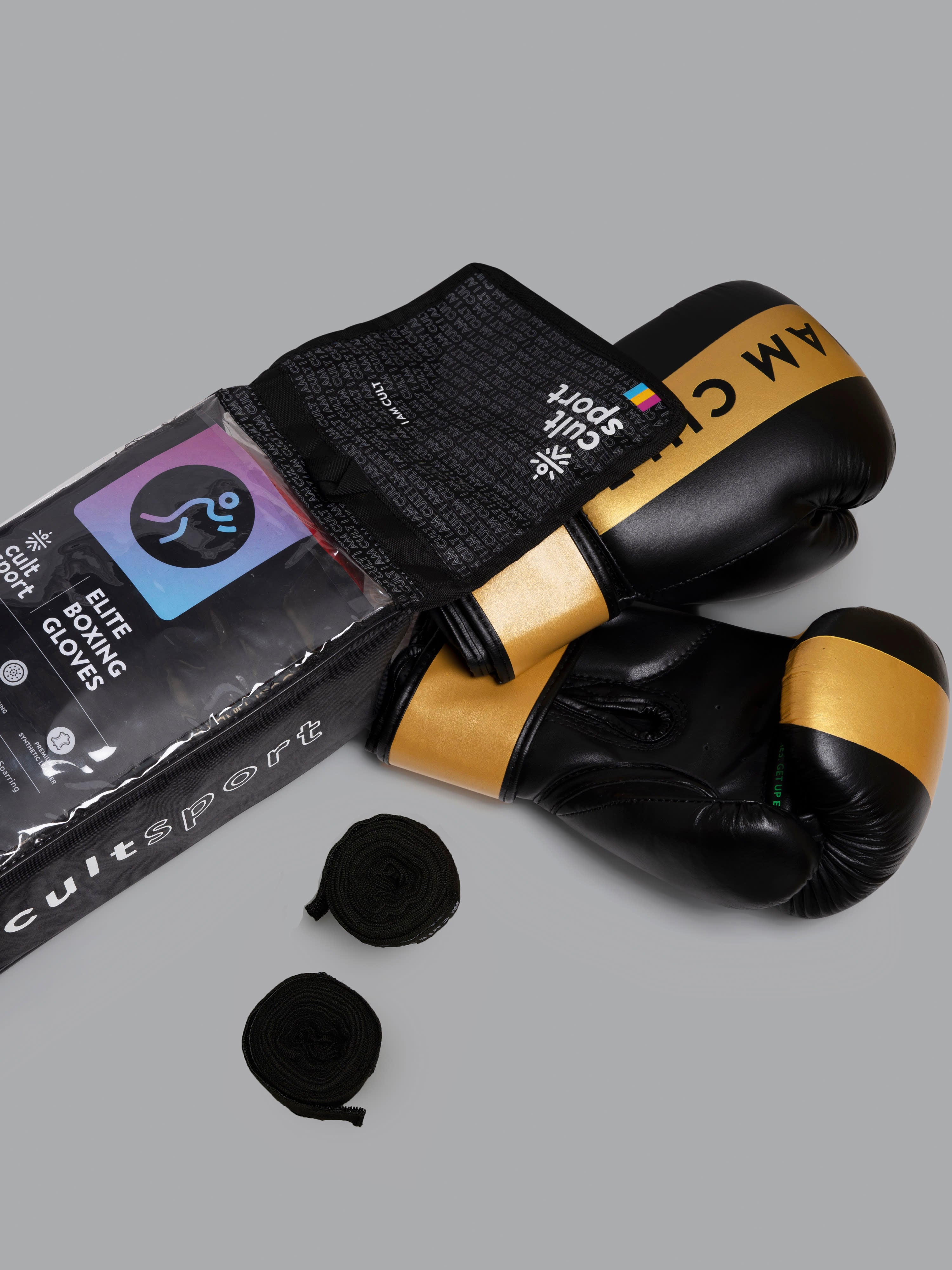 Combo Boxing Gloves with Handwraps