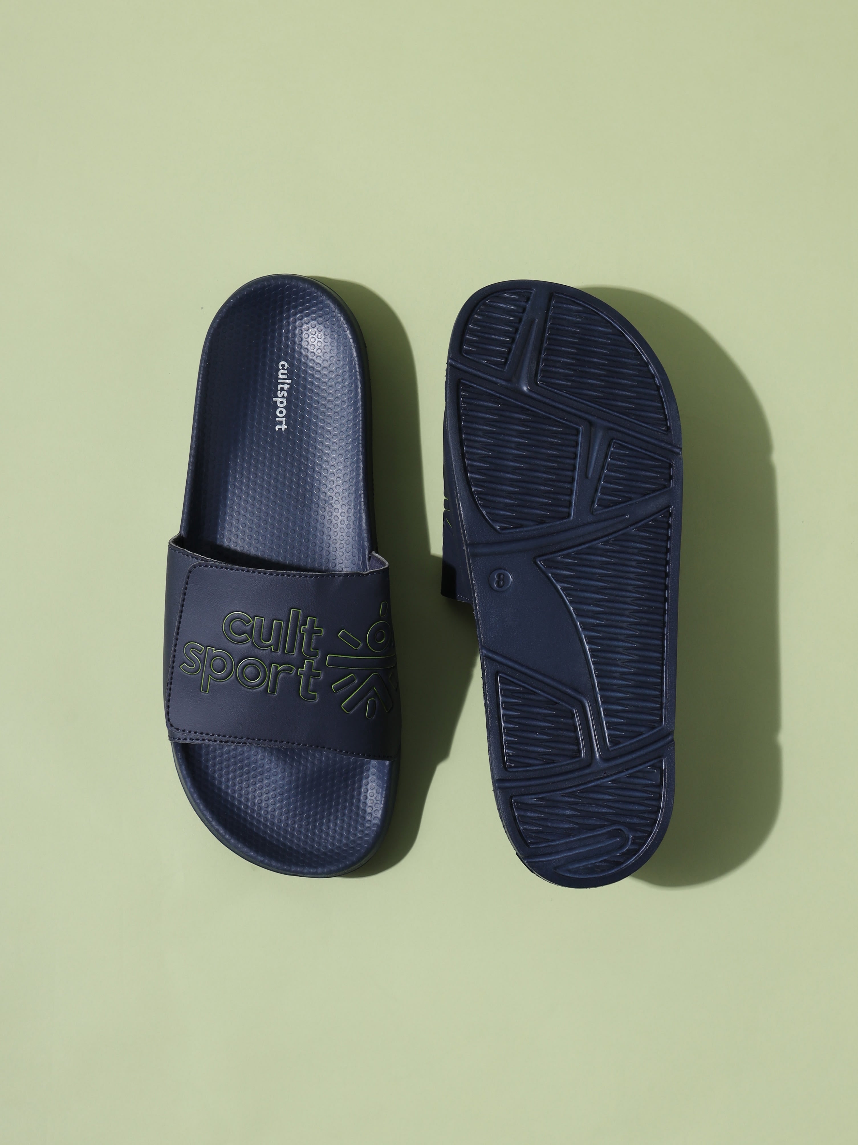 cult Glissade Navy Men Slides