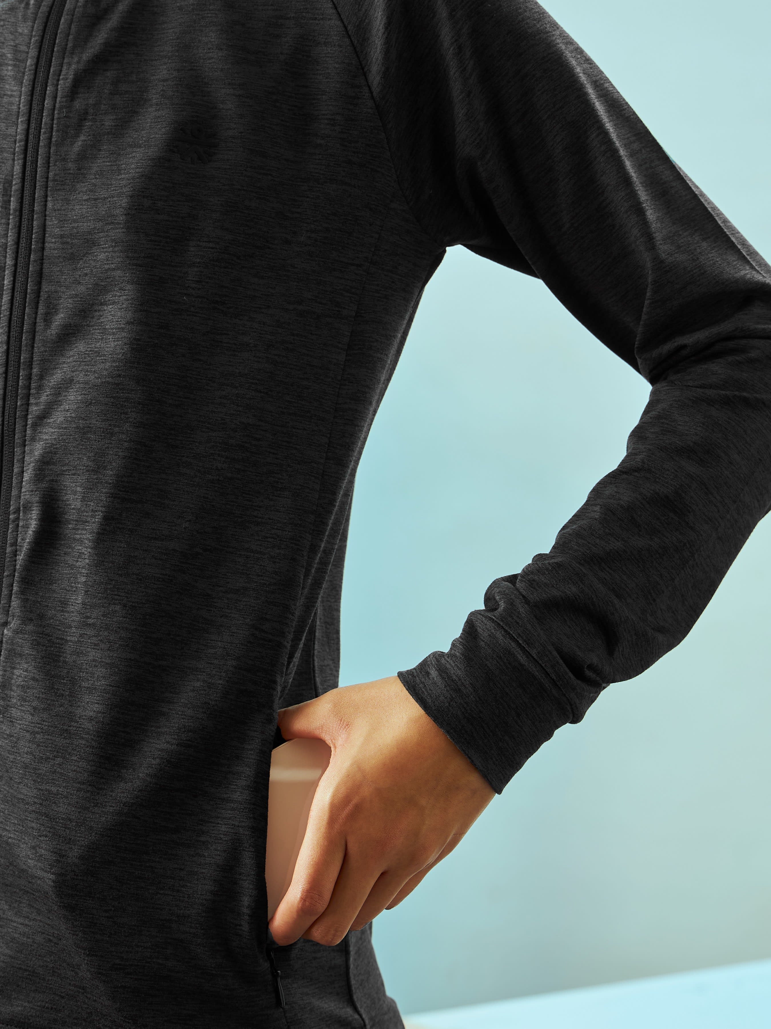 Zip-Front Jacket with Side Pockets