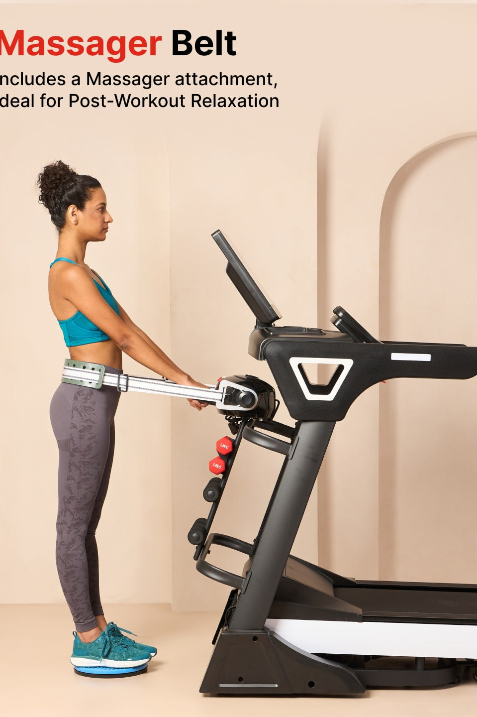 RPM Active1100DCM 6HP Peak Treadmill | 15-level Auto-Incline | Max Weight-140kg | Max Speed-18kmph (with 6 months extended warranty)