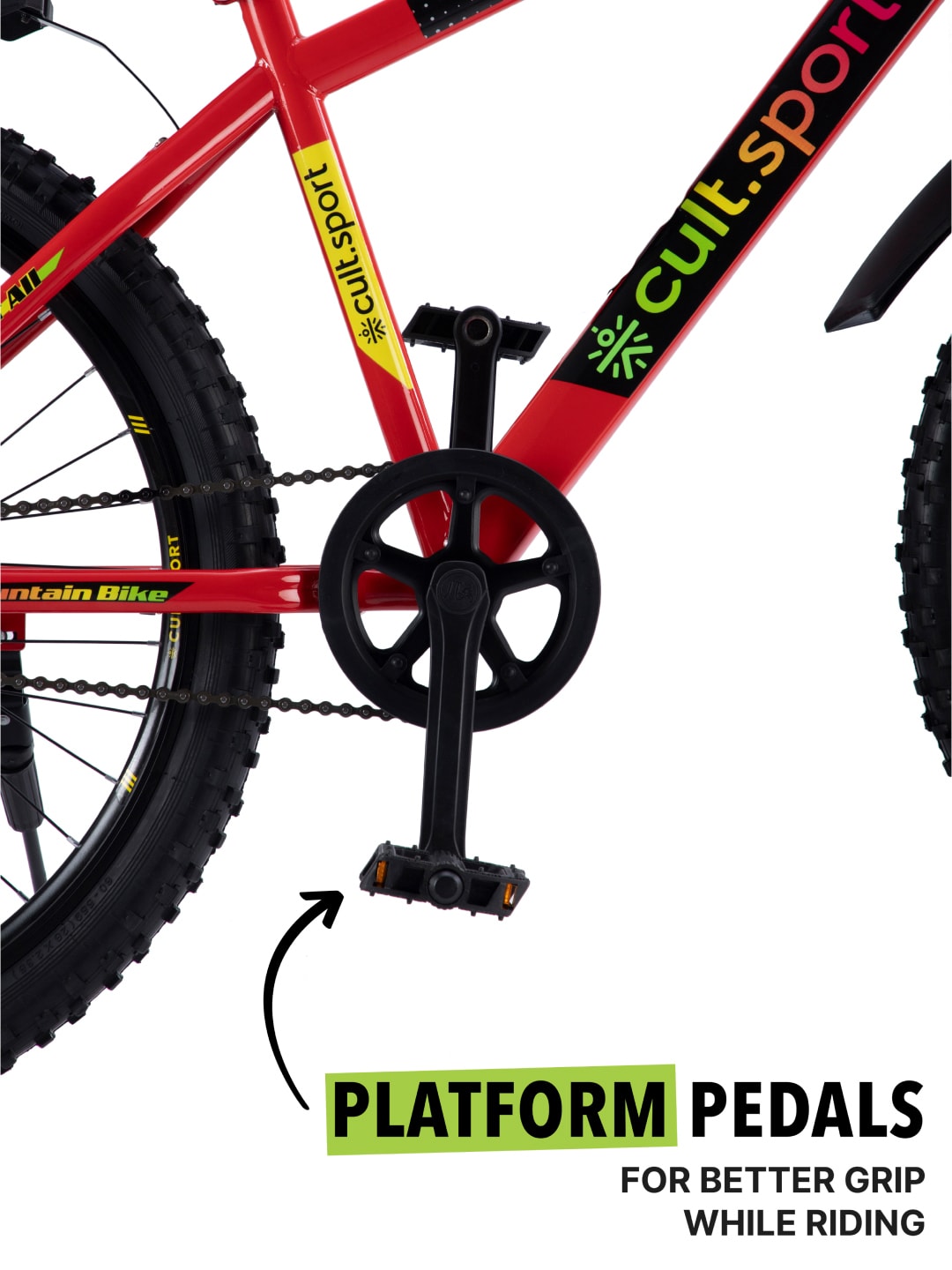 Dauntless26Red Steel Single Speed 26 inch Mountain Cycle, Front Suspension, Double Wall Rim and Dual Disc Brake