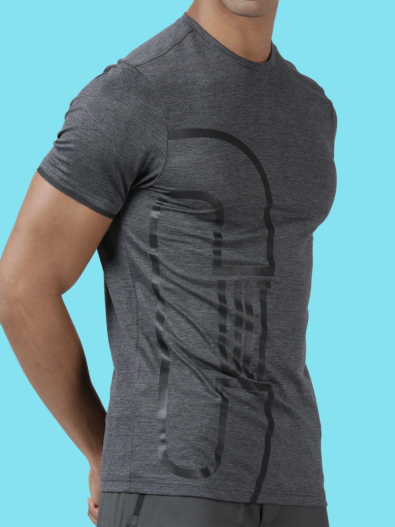 Blakout Insignia Dark Grey Slim Tee