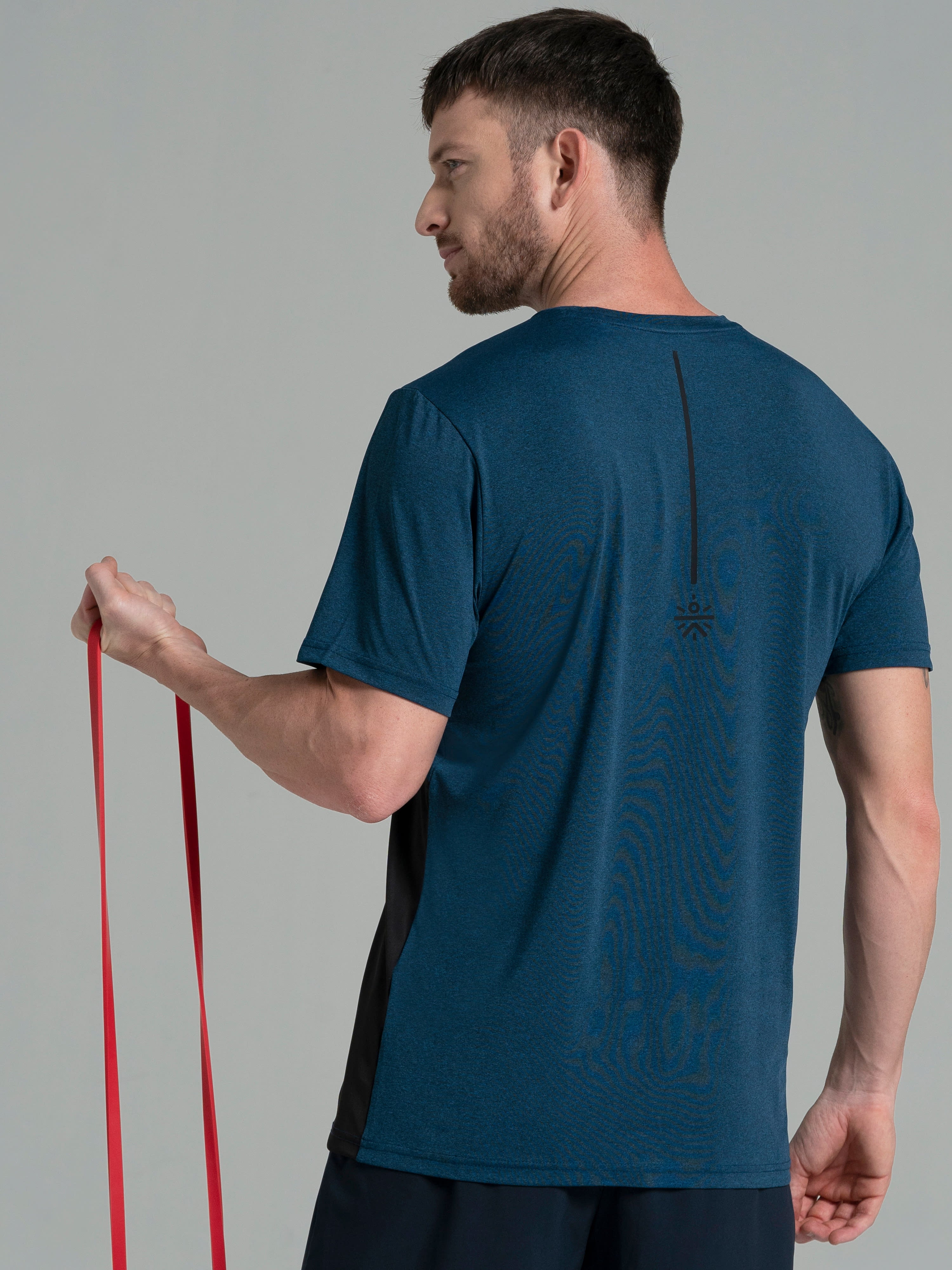 FAB Men's Solid Workout T-shirt