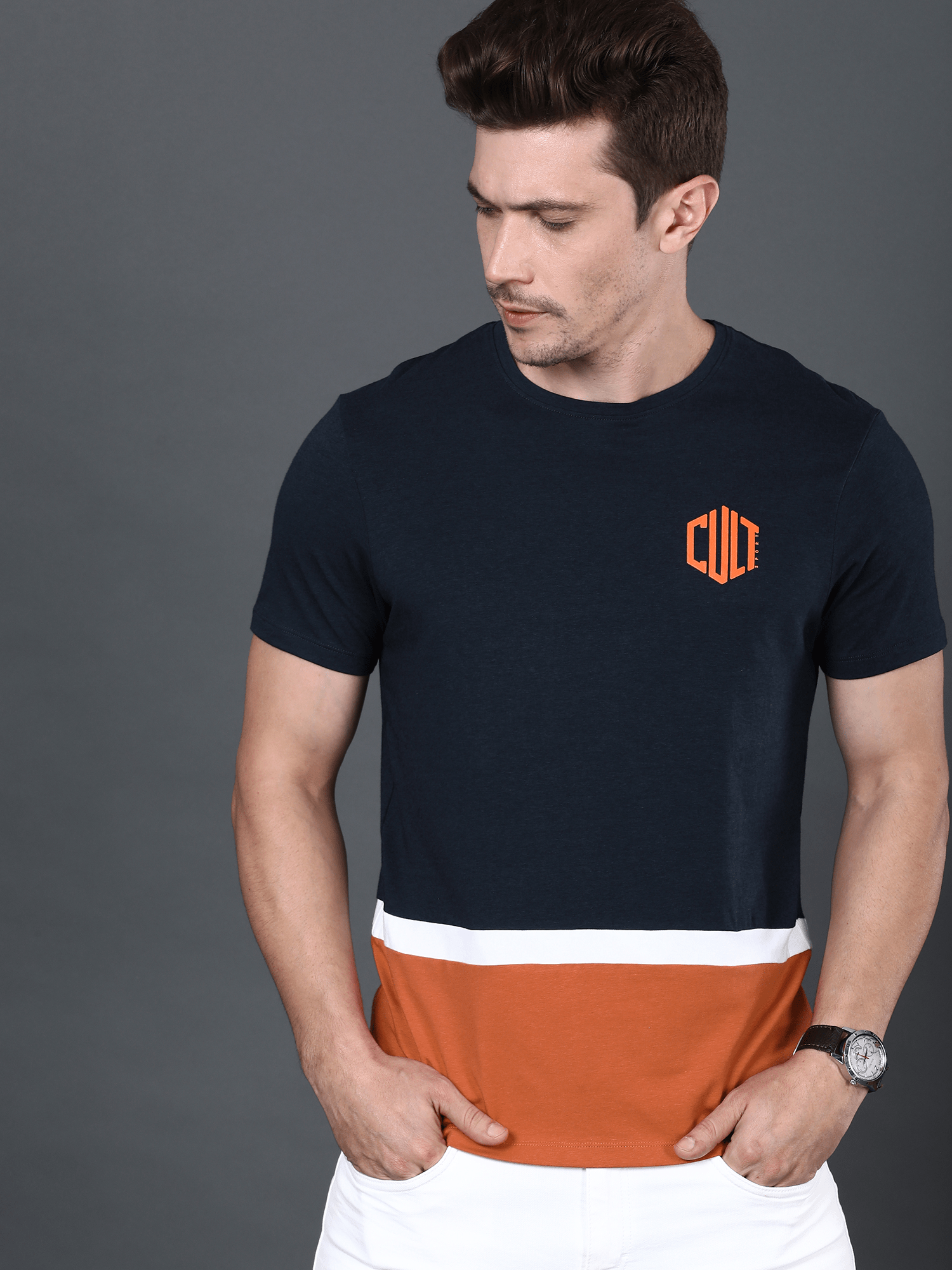 Bamboo Cloud Blue Casual Tee