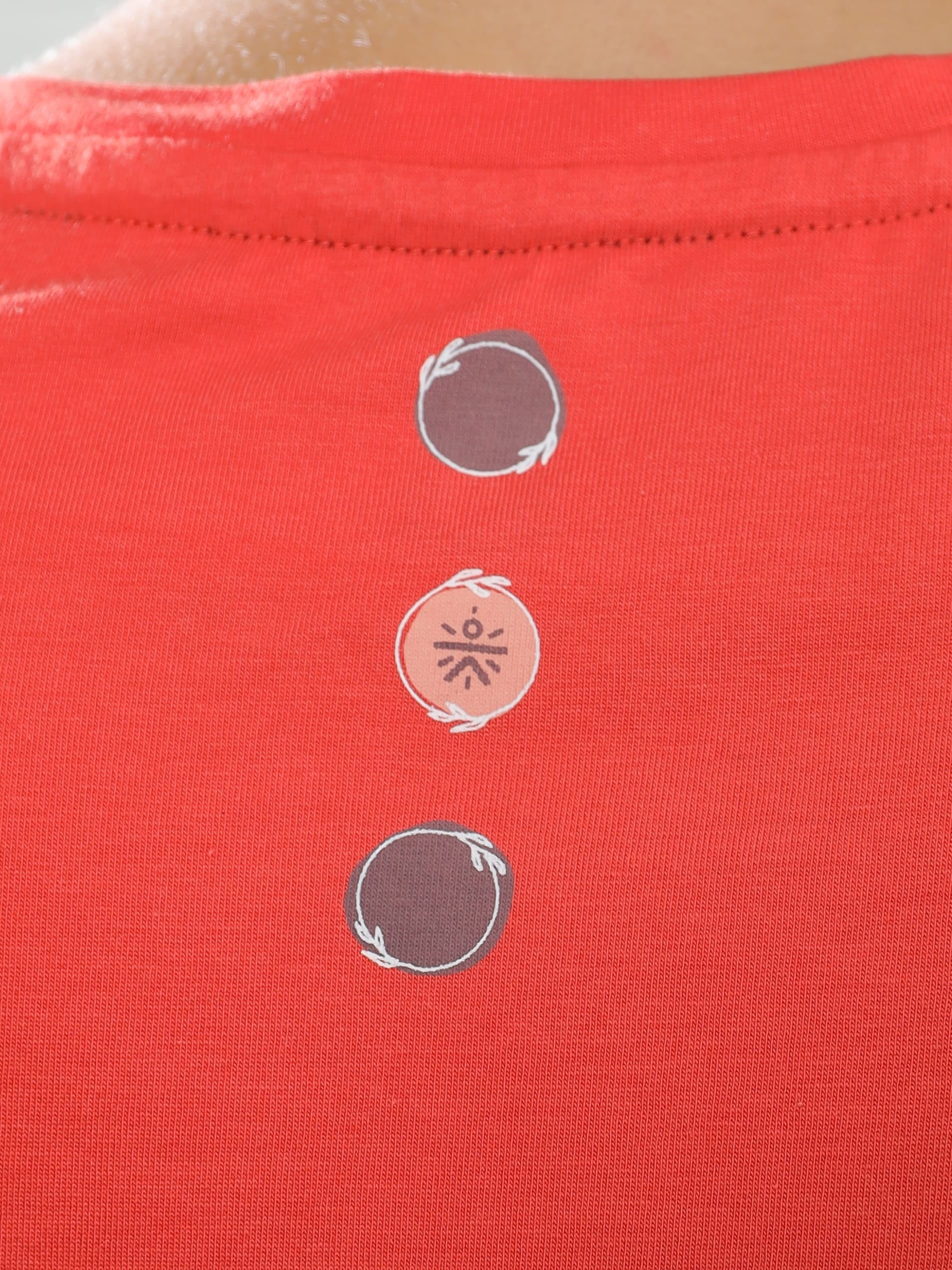 Graphic Print Yoga T-shirt