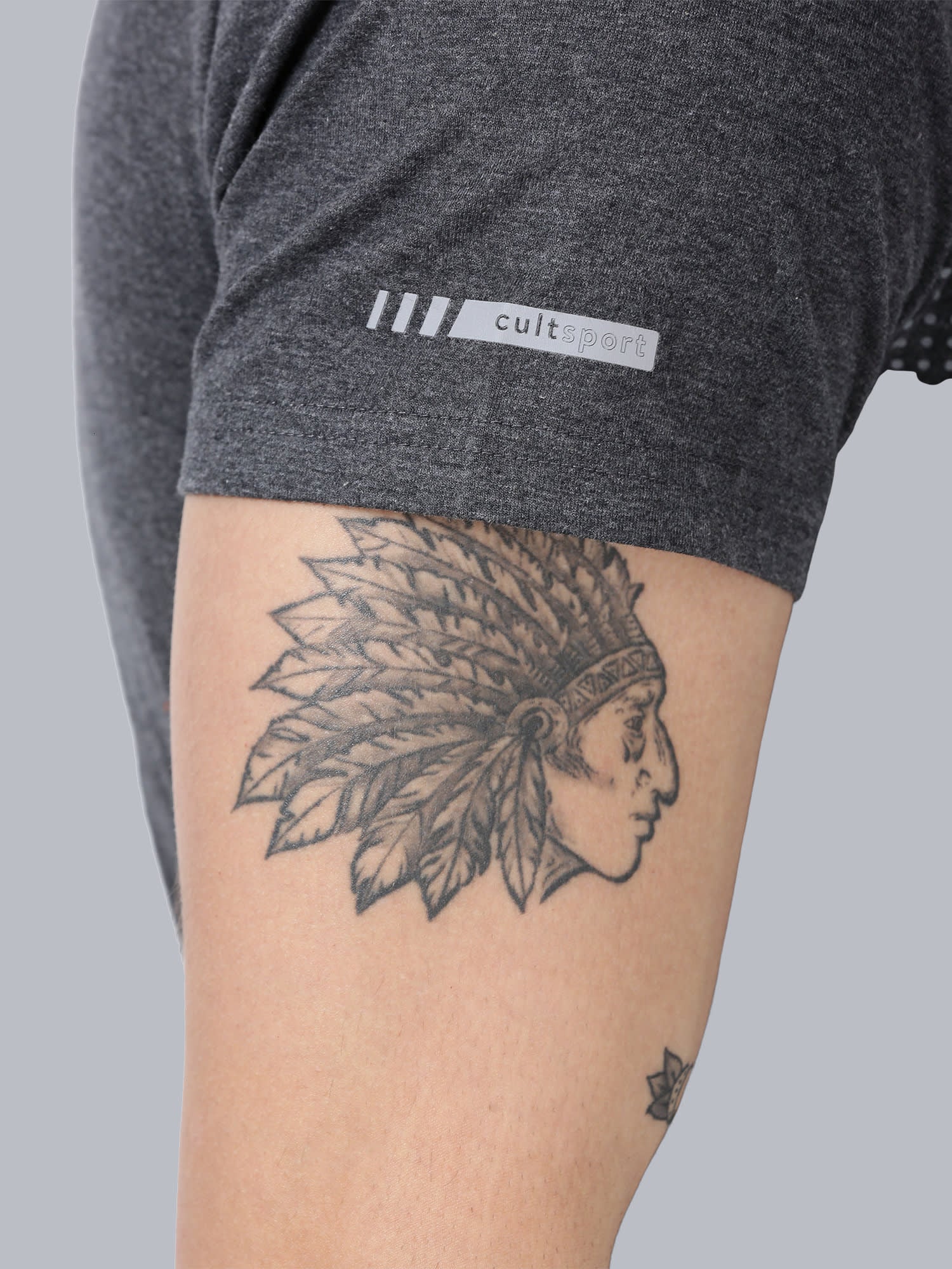 Signature Grey Casual T-shirt