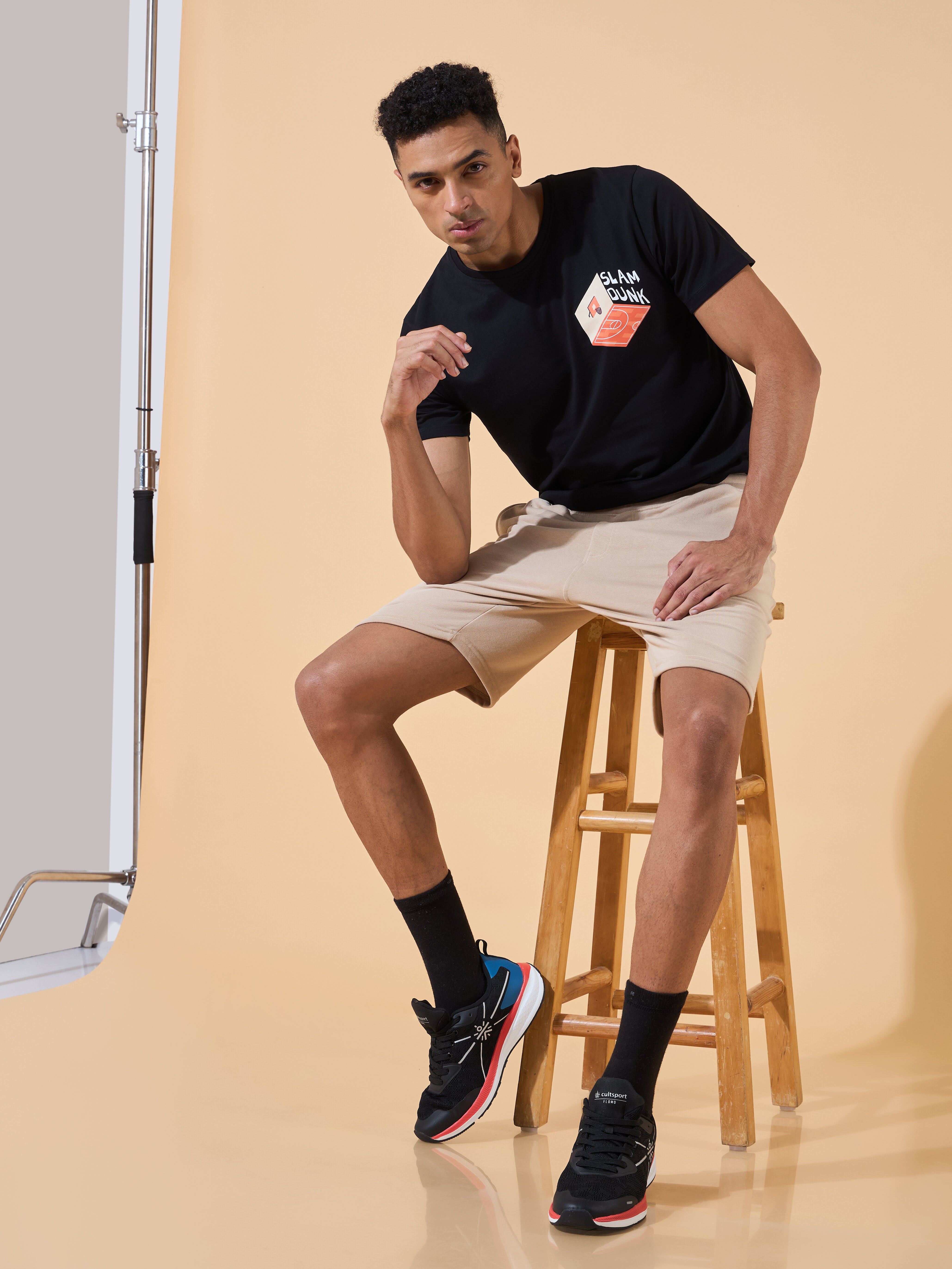 Slam Dunk Miniature Print T-shirt