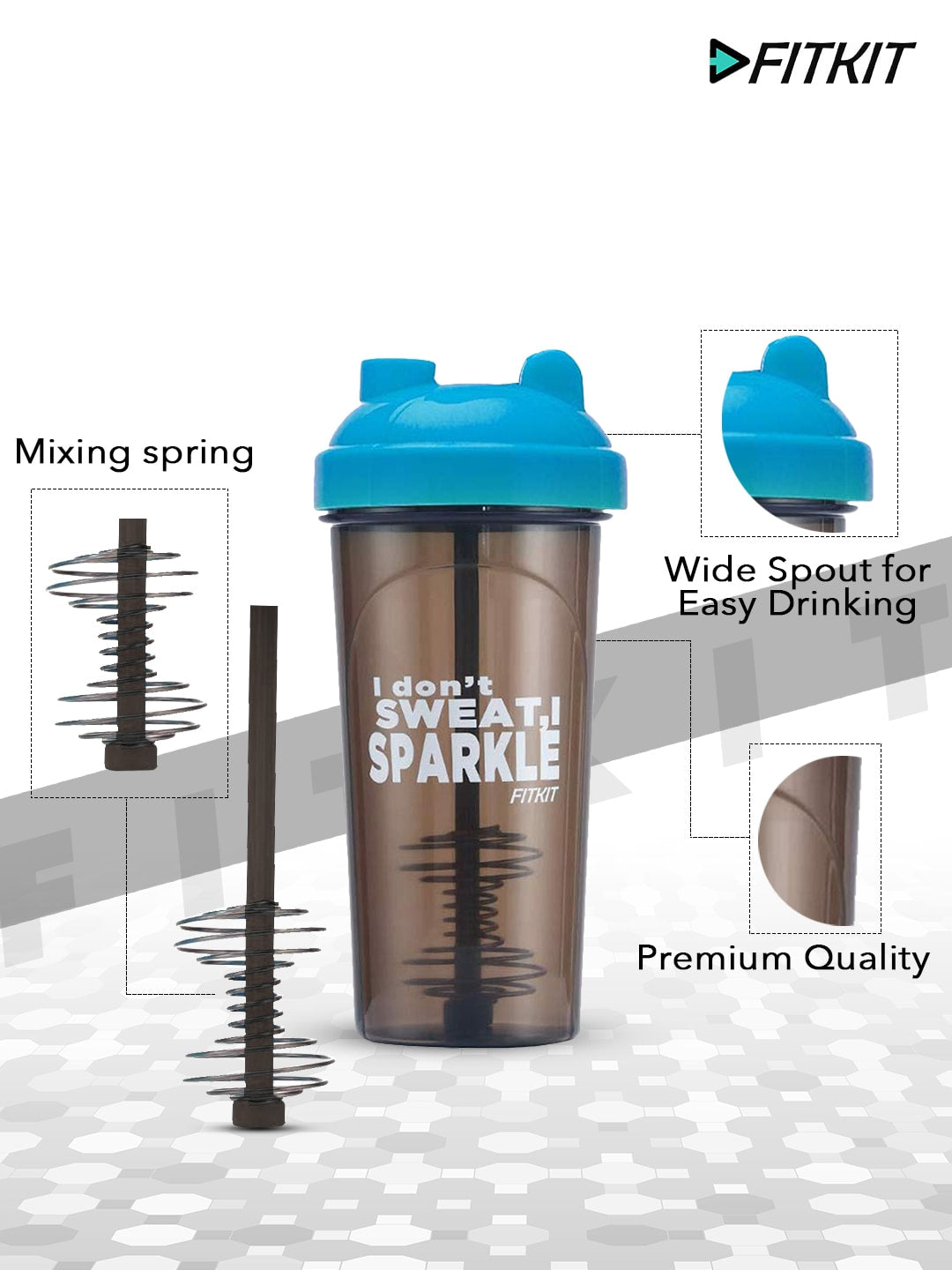 Classic Shaker Bottle 700ml Blue/Black