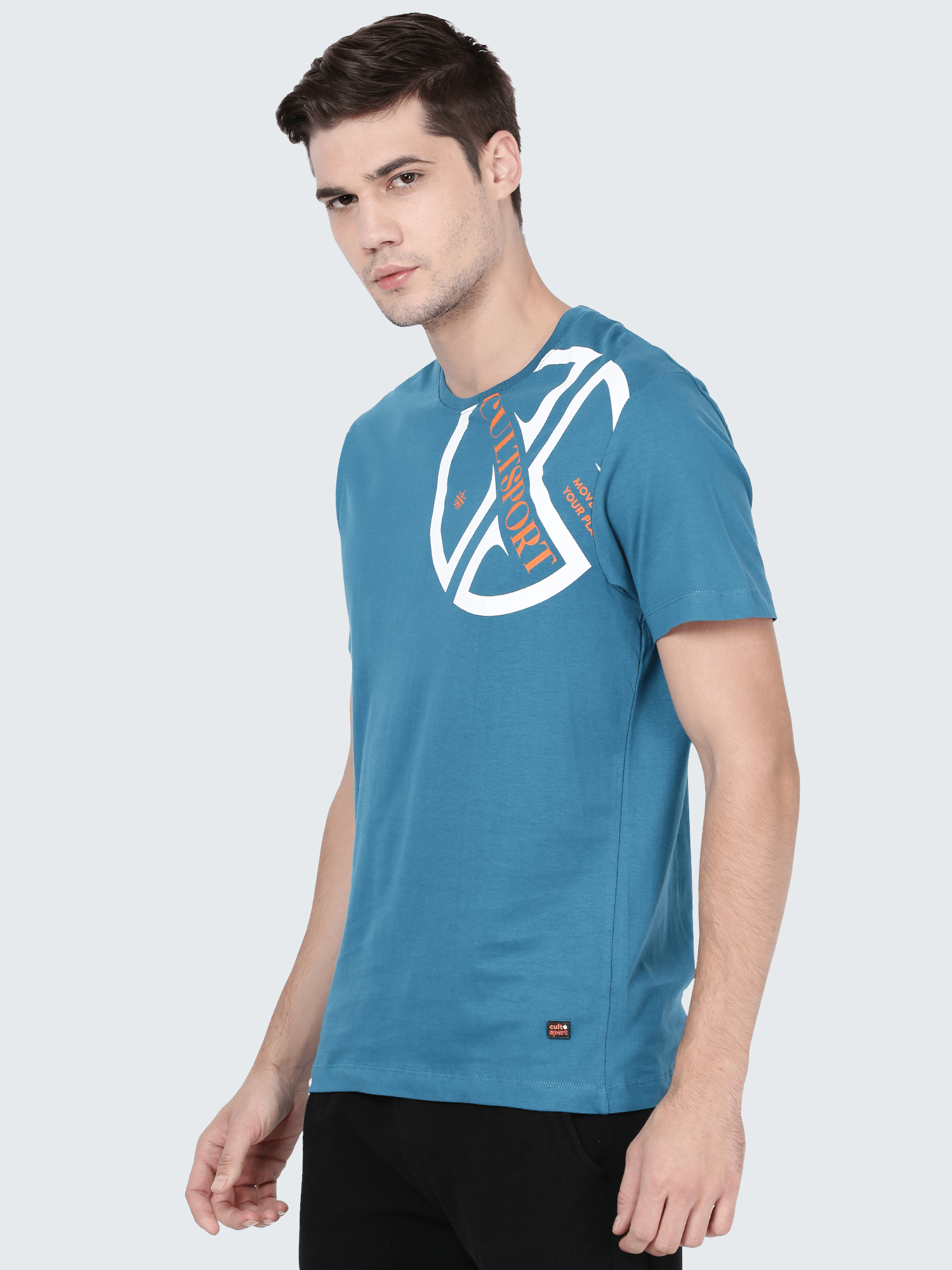 Everydays Mark Teal Cotton Tee