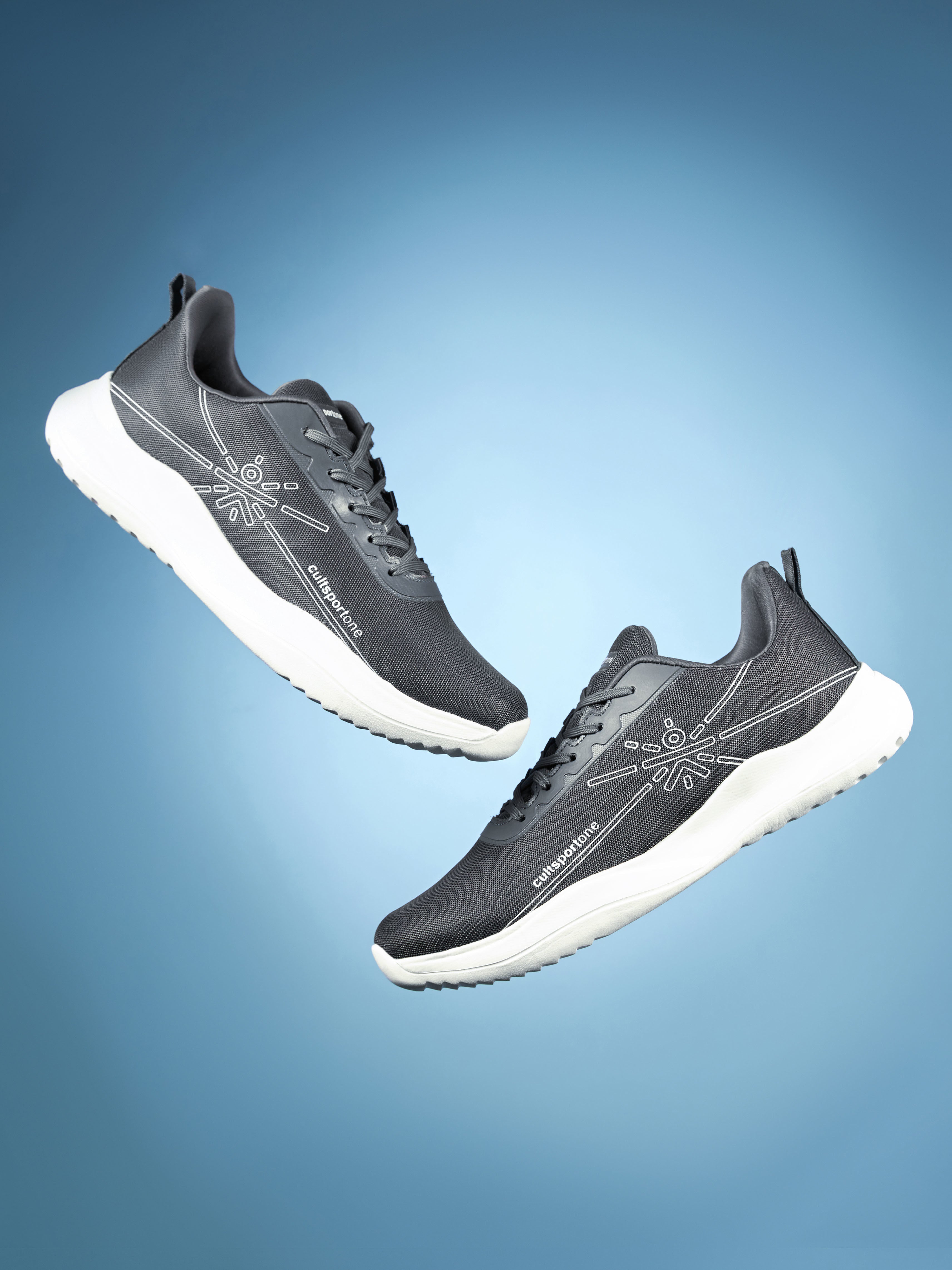 cult Rush Men Running Shoes - Dark Grey