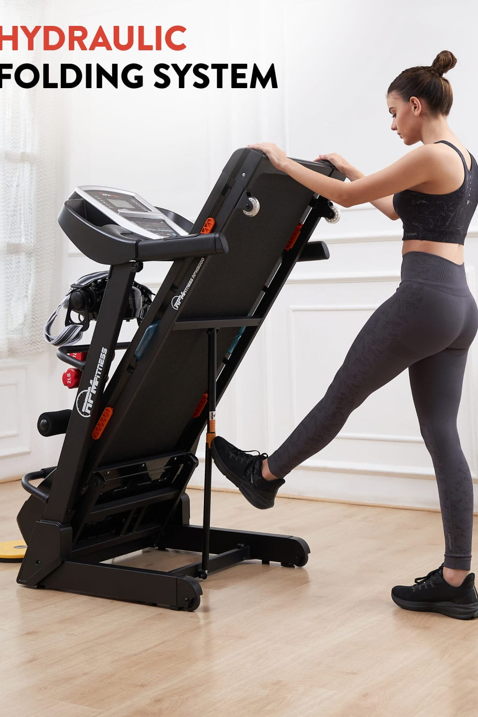 RPM5000 4.5HP DC Treadmill | 15-level Auto-Incline & Massager | Max Weight-110kg | Max Speed-16kmph (with 6 months extended warranty)