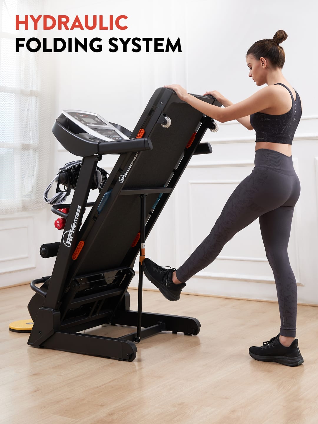 RPM5000 4.5HP DC Treadmill | 15-level Auto-Incline & Massager | Max Weight-110kg | Max Speed-16kmph (with 6 months extended warranty)