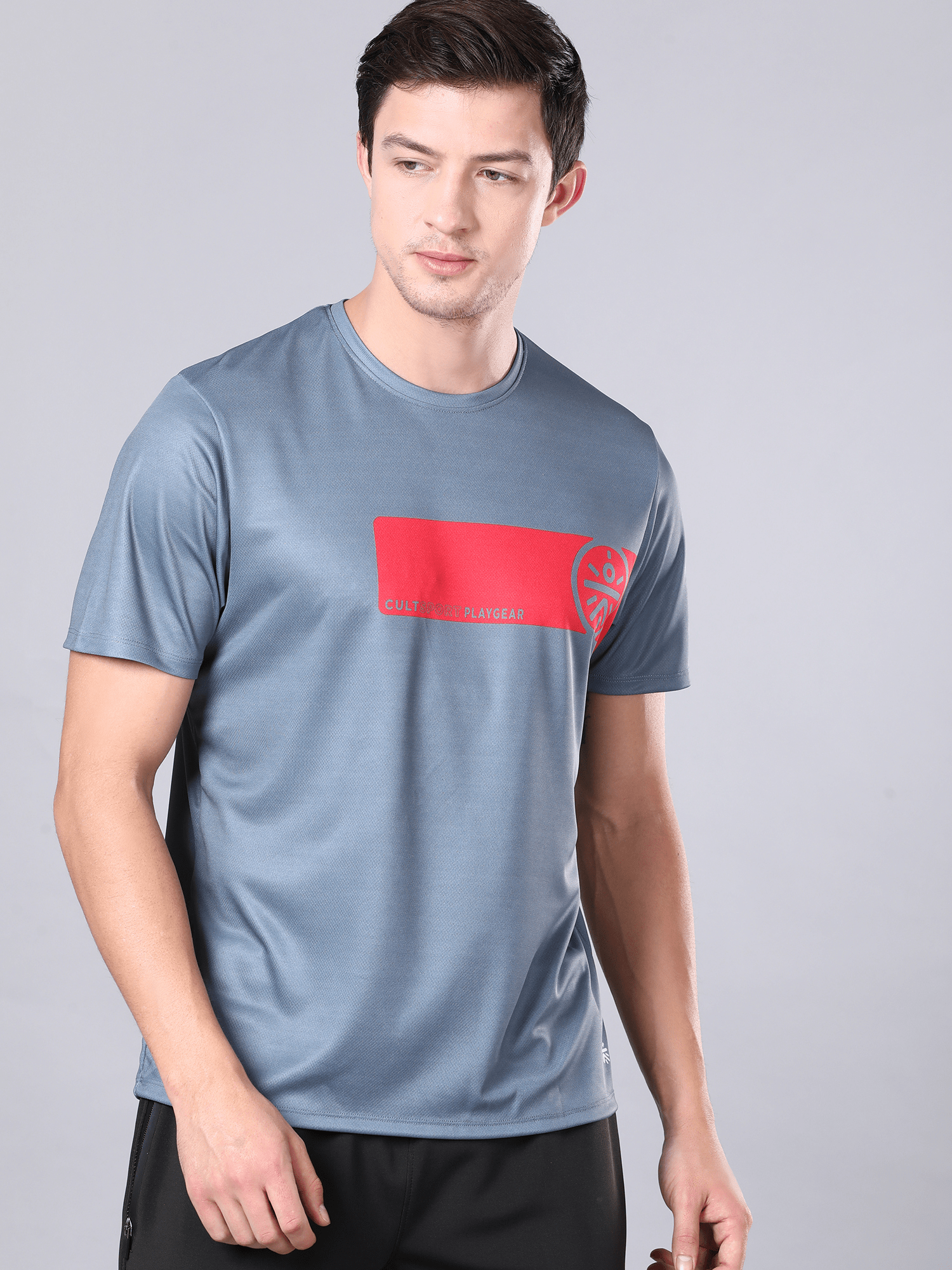 Dugout Tile Grey Workout Tee